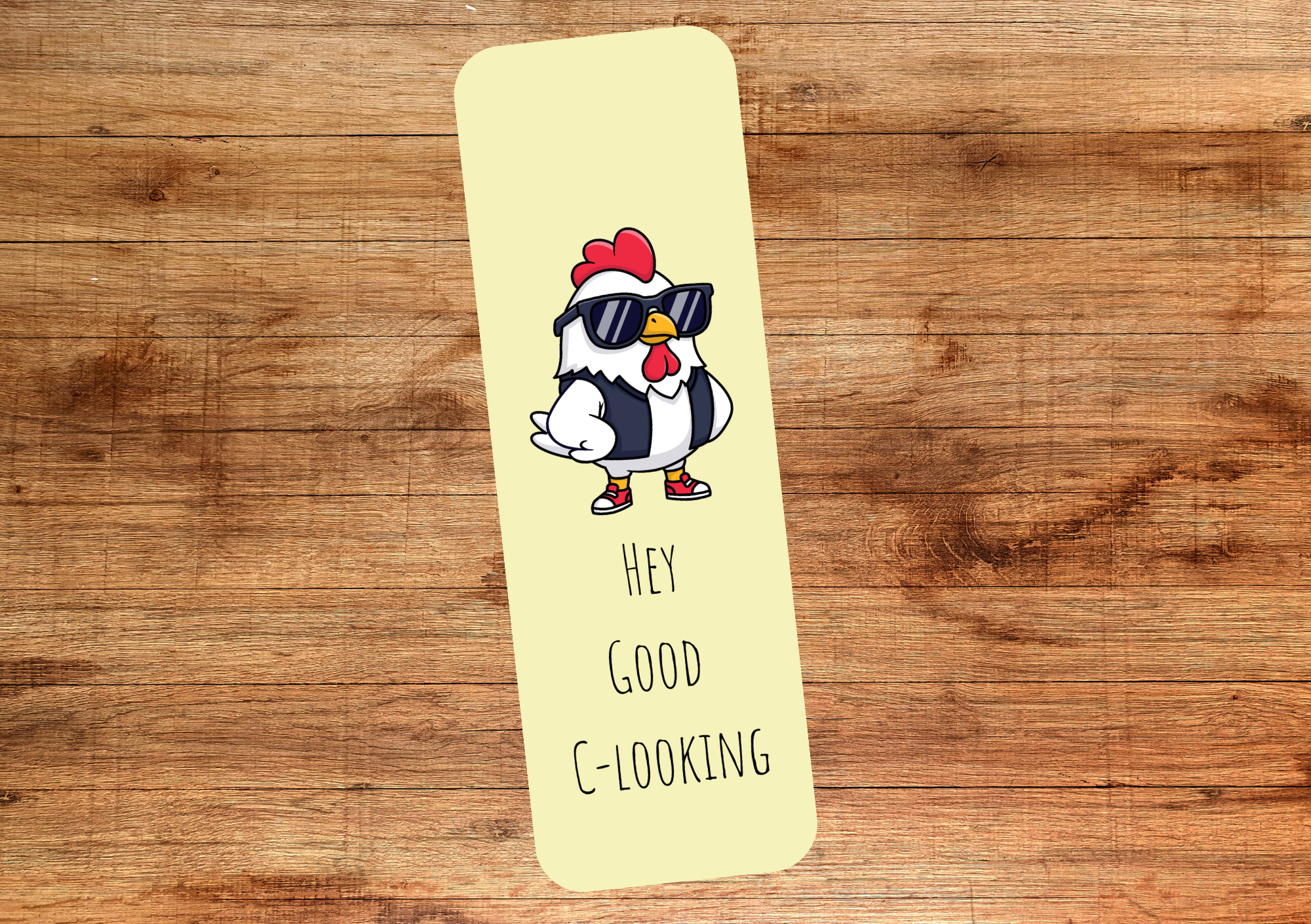 Hey Good C-Looking Bookmark