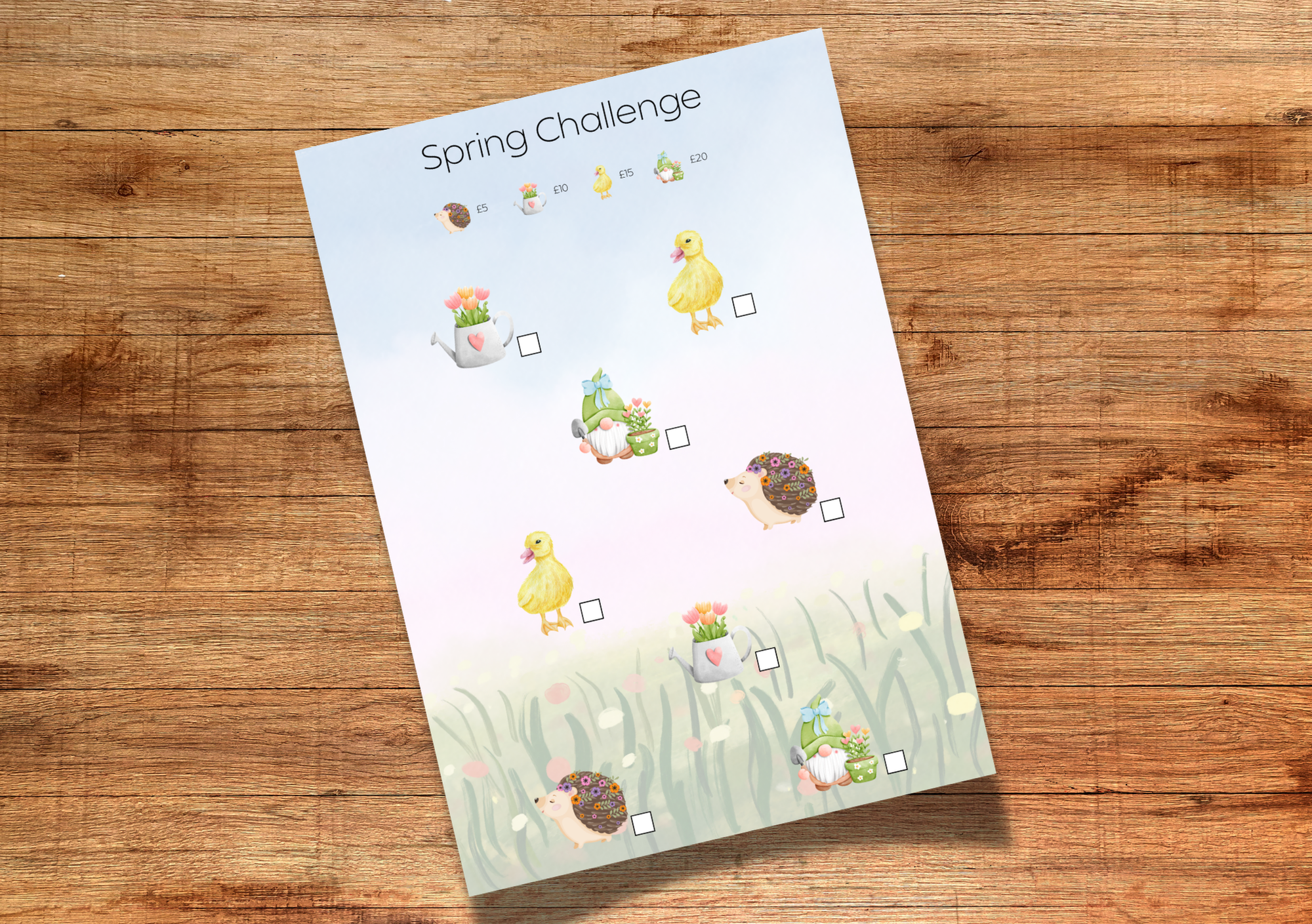 Spring Savings Challenge