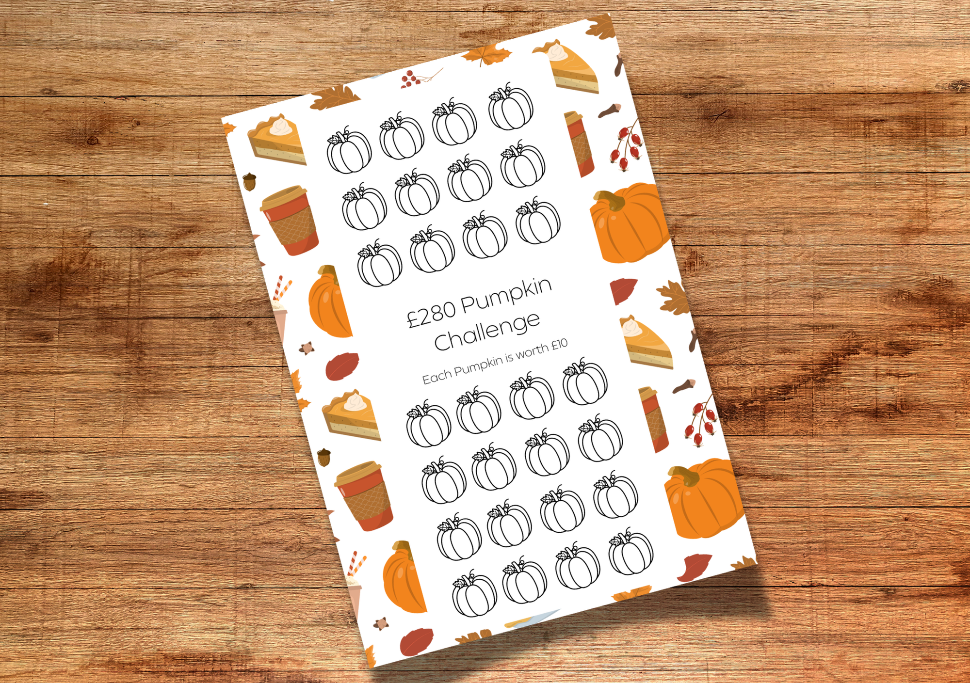 Pumpkin Savings Challenge