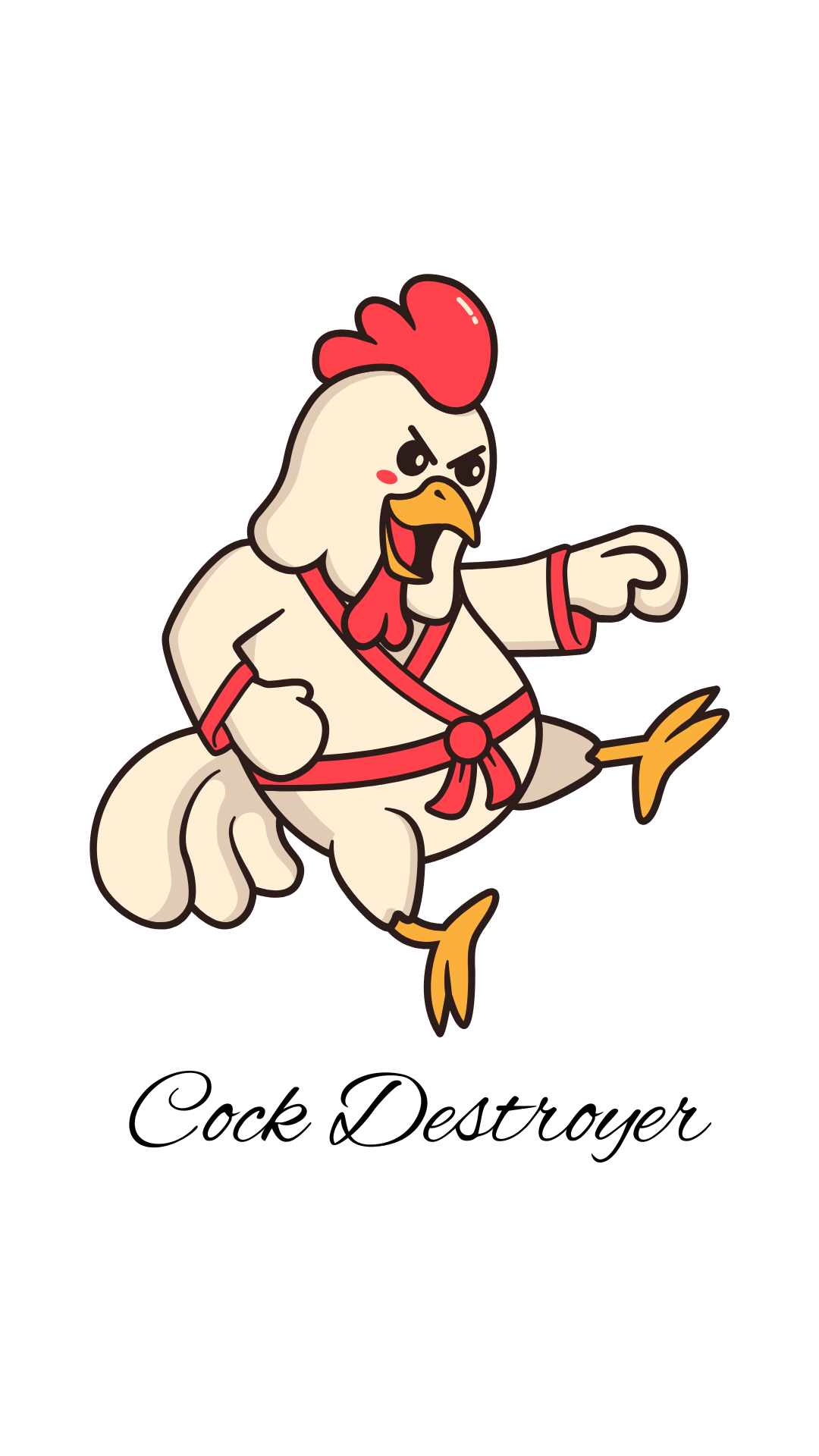 Cock Destroyer Digital Download Phone Wallpaper