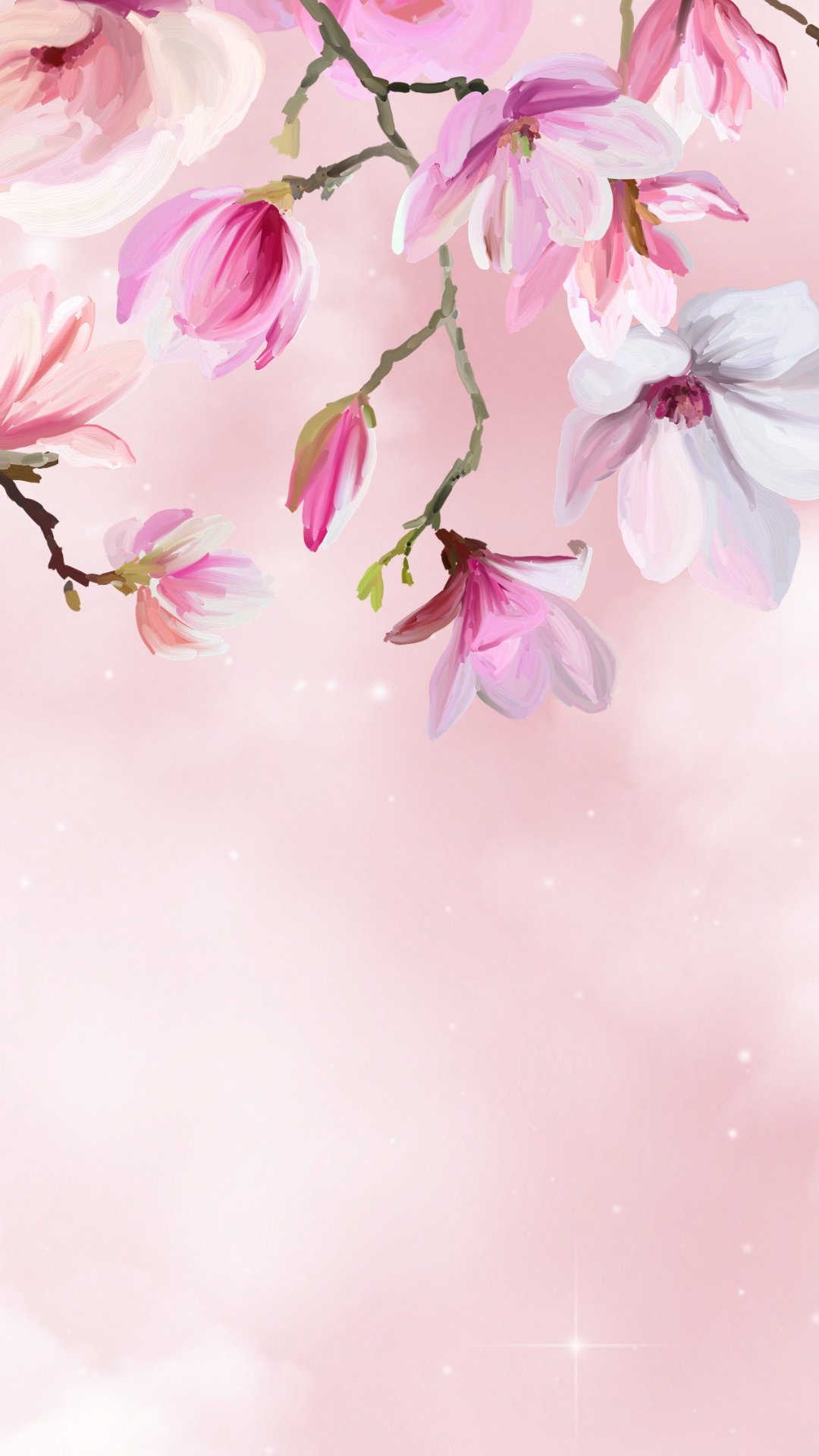 Cherry Blossom Digital Download Phone Wallpaper
