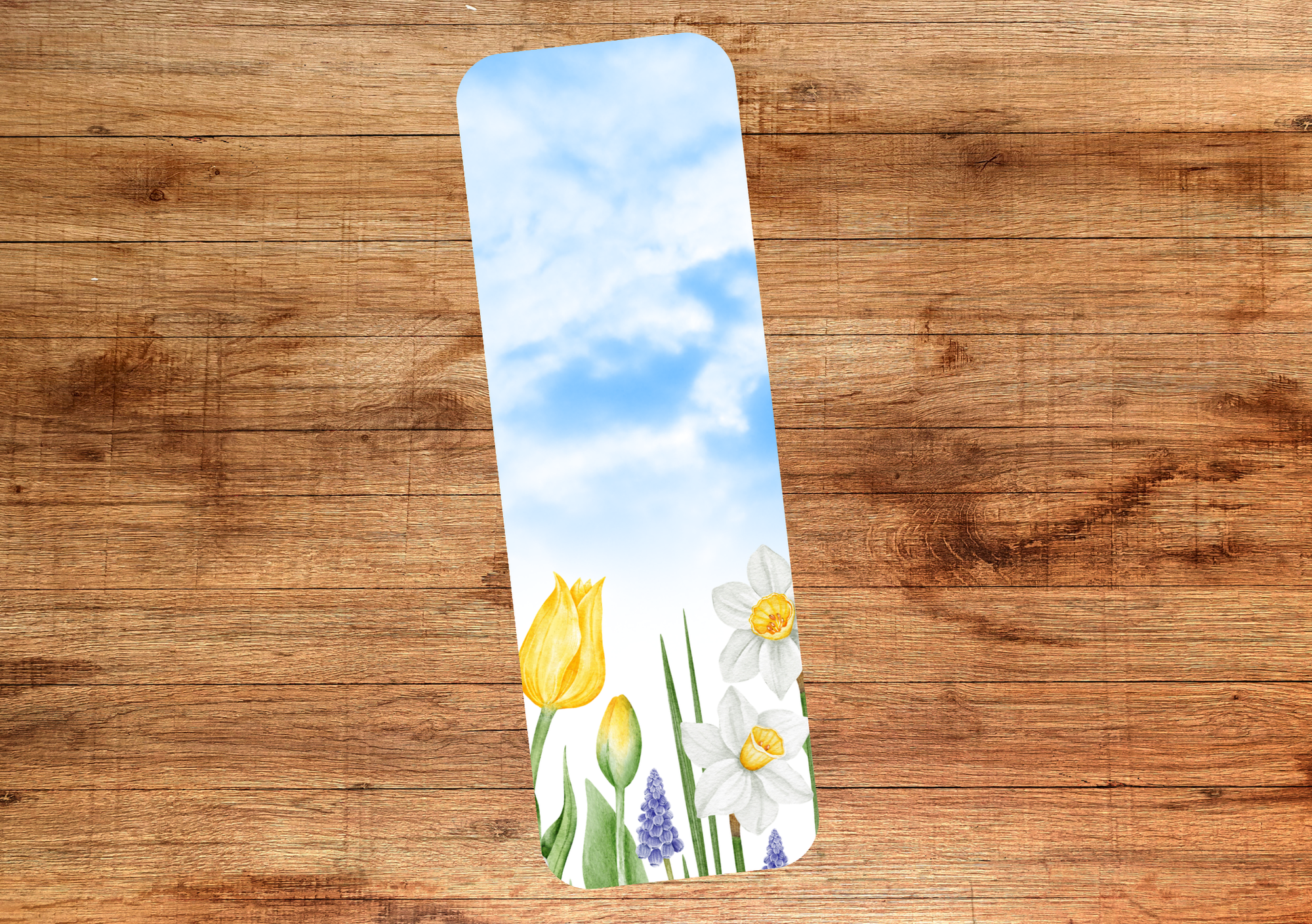 Spring Flowers Bookmark