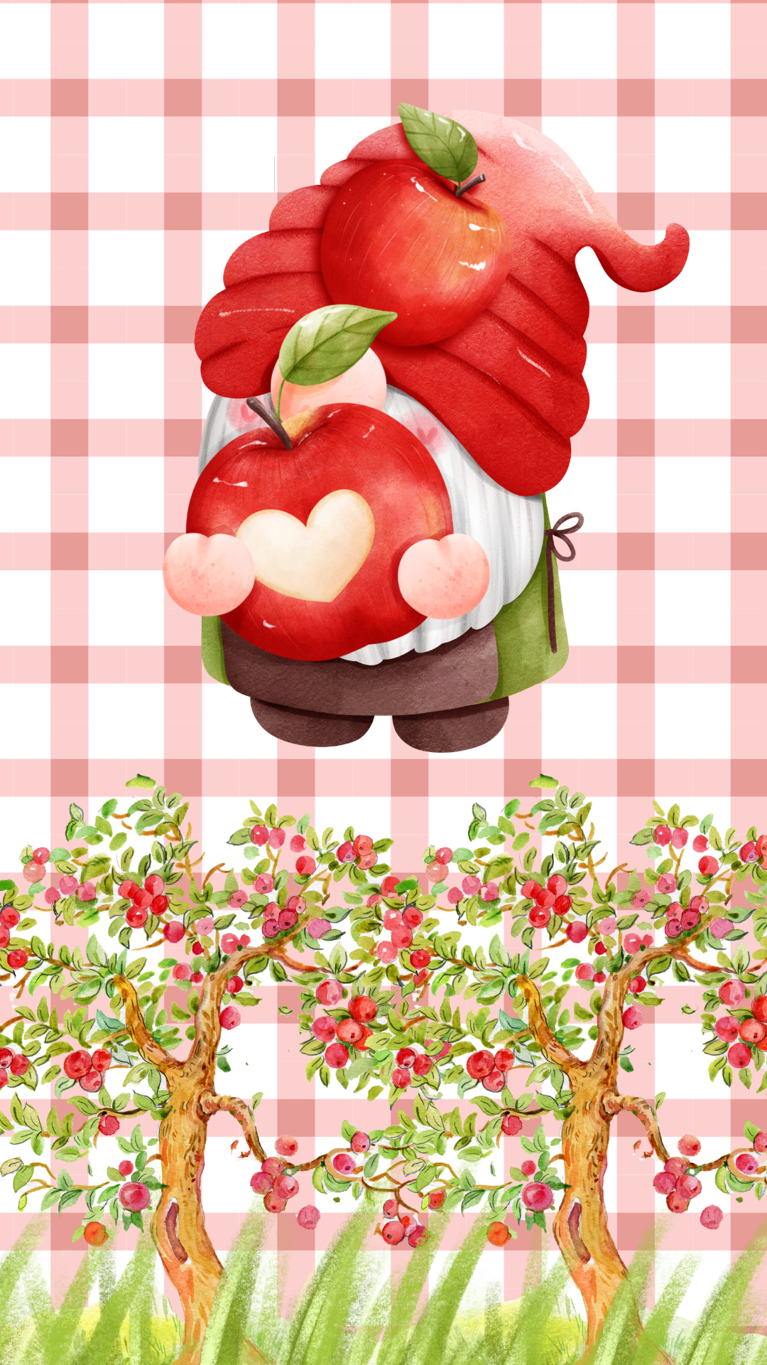 Apple Gonk Digital Download Phone Wallpaper
