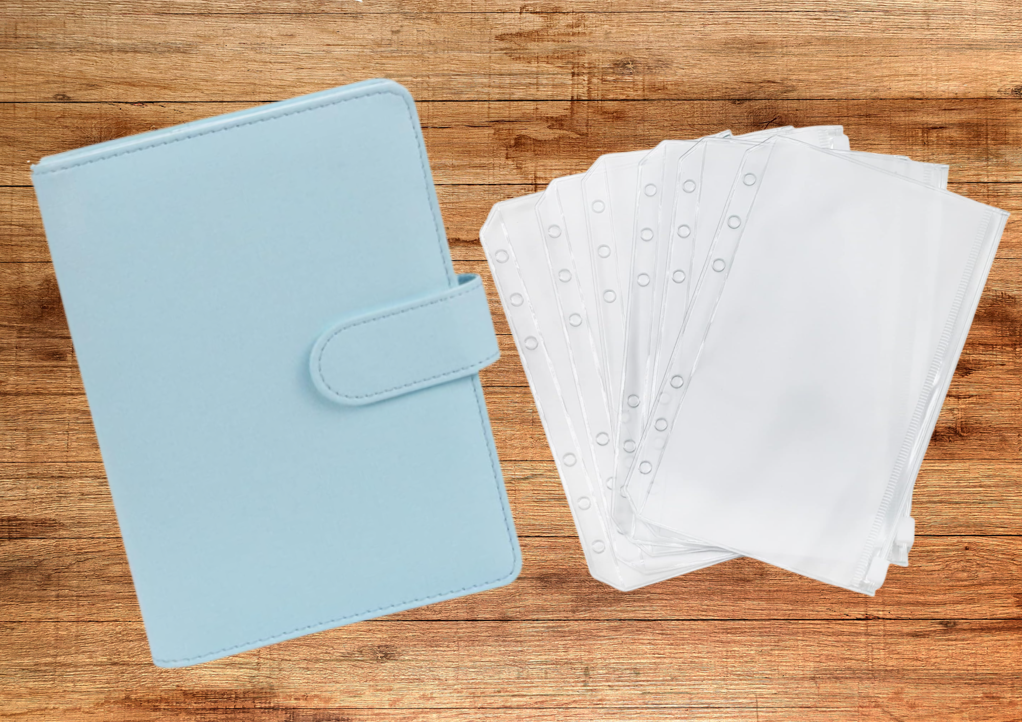 Light Blue Budget Binder