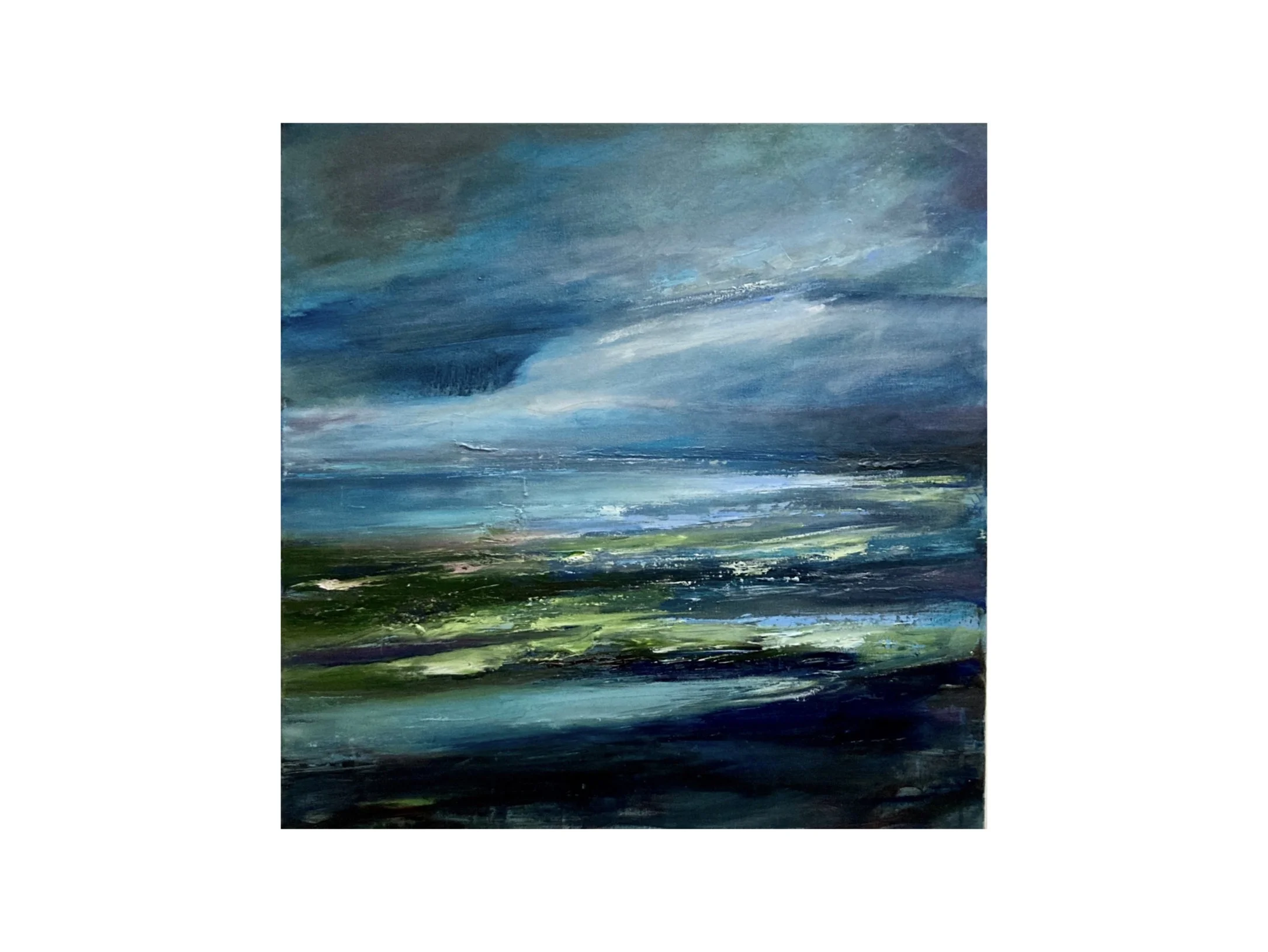 After the Rain II -- Acrylic on canvas (50 x 50 cm) -- Not available