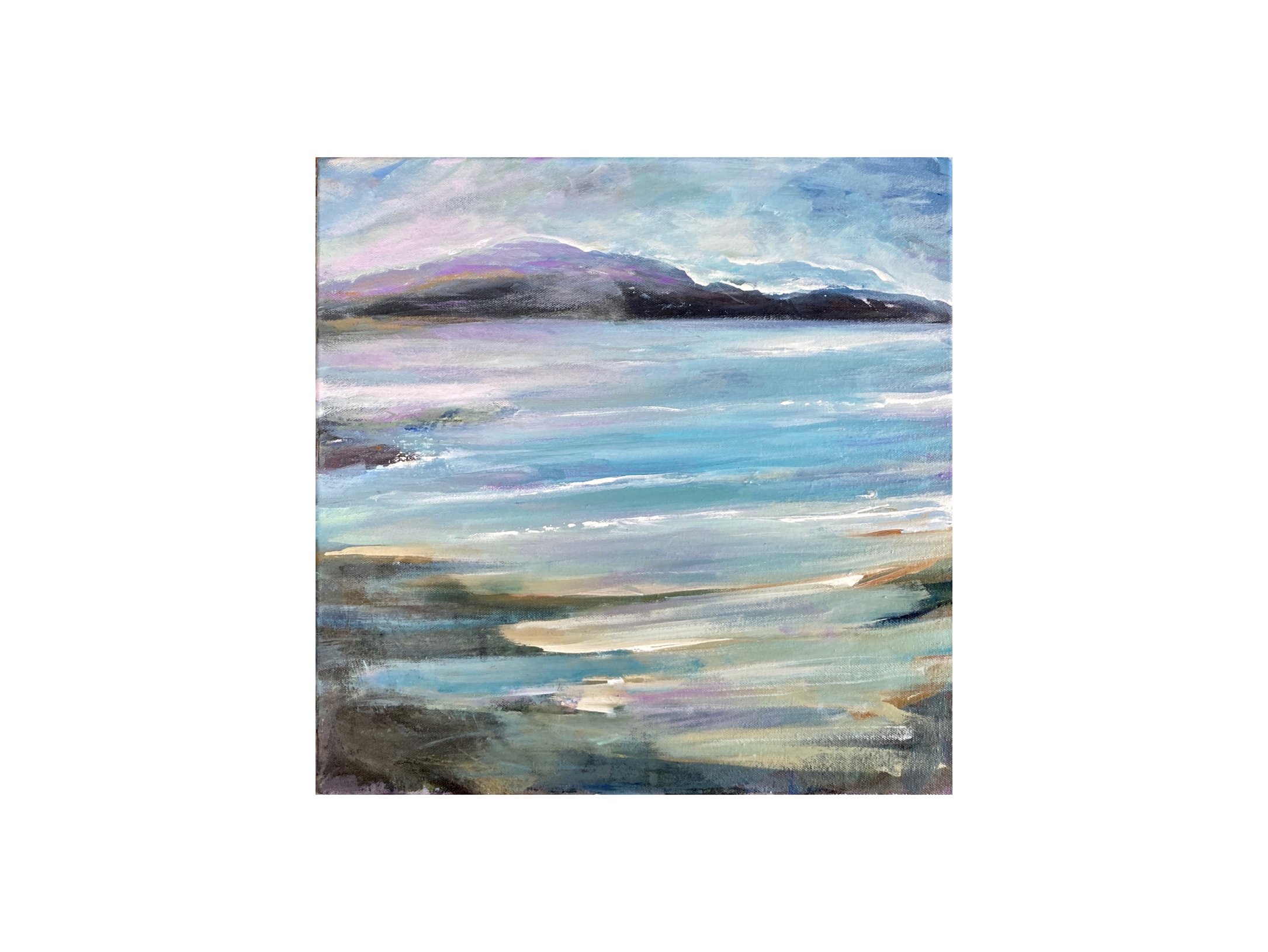 Dissolving -- Acrylic on canvas (40 x 40 cm)