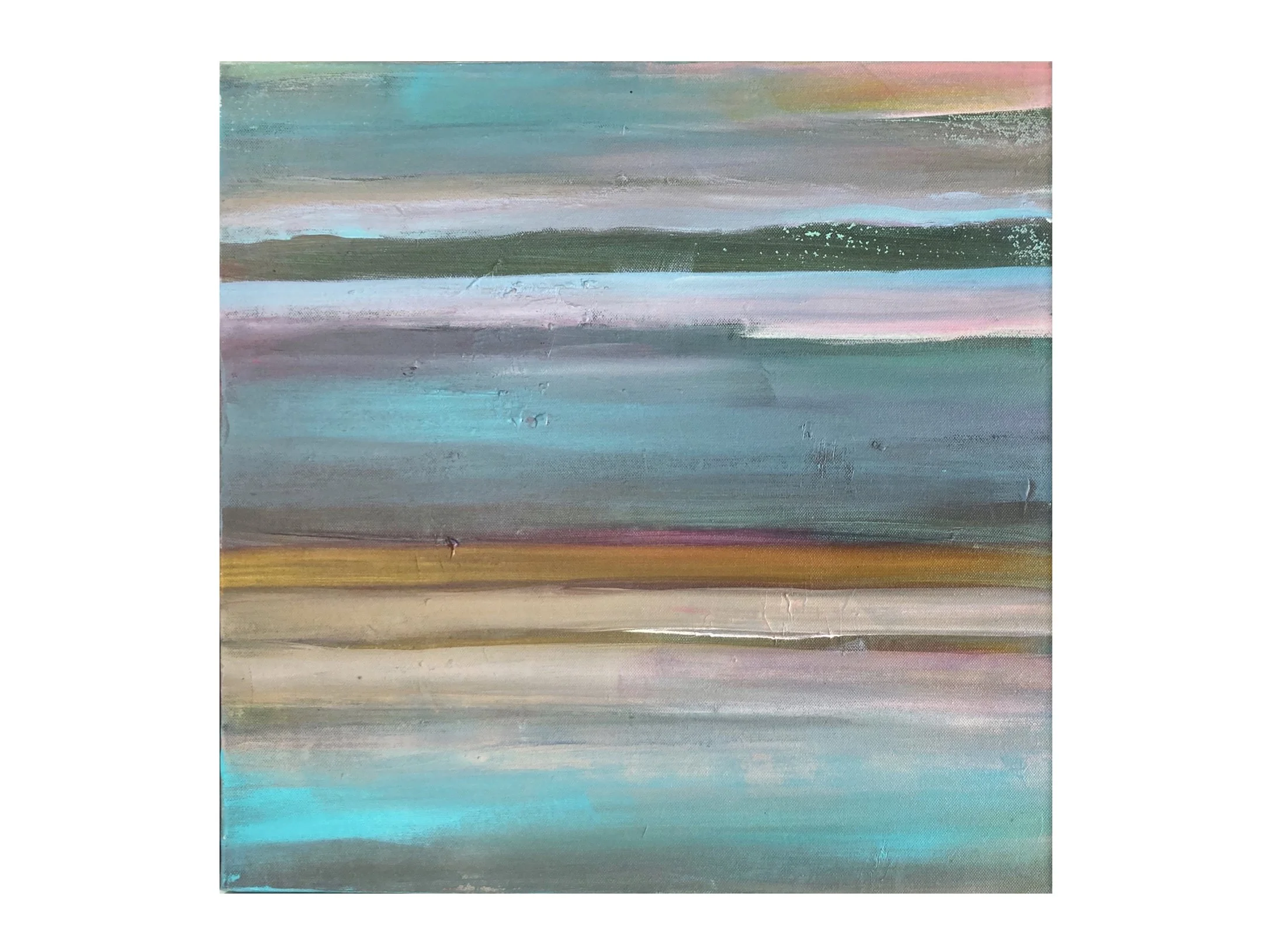 Changing Flow -- Acrylic on canvas (60 x 60 cm deep edge)