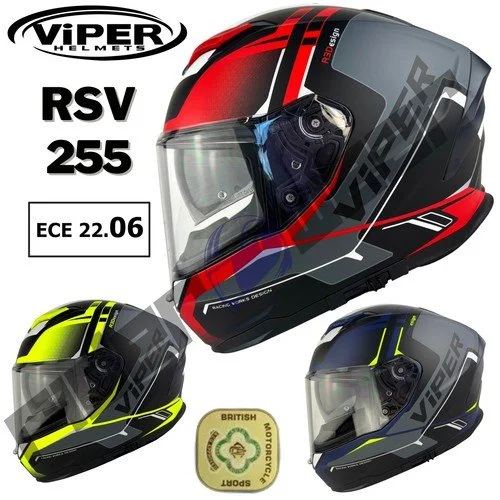 Viper RS255 Helmets in all colours and sizes