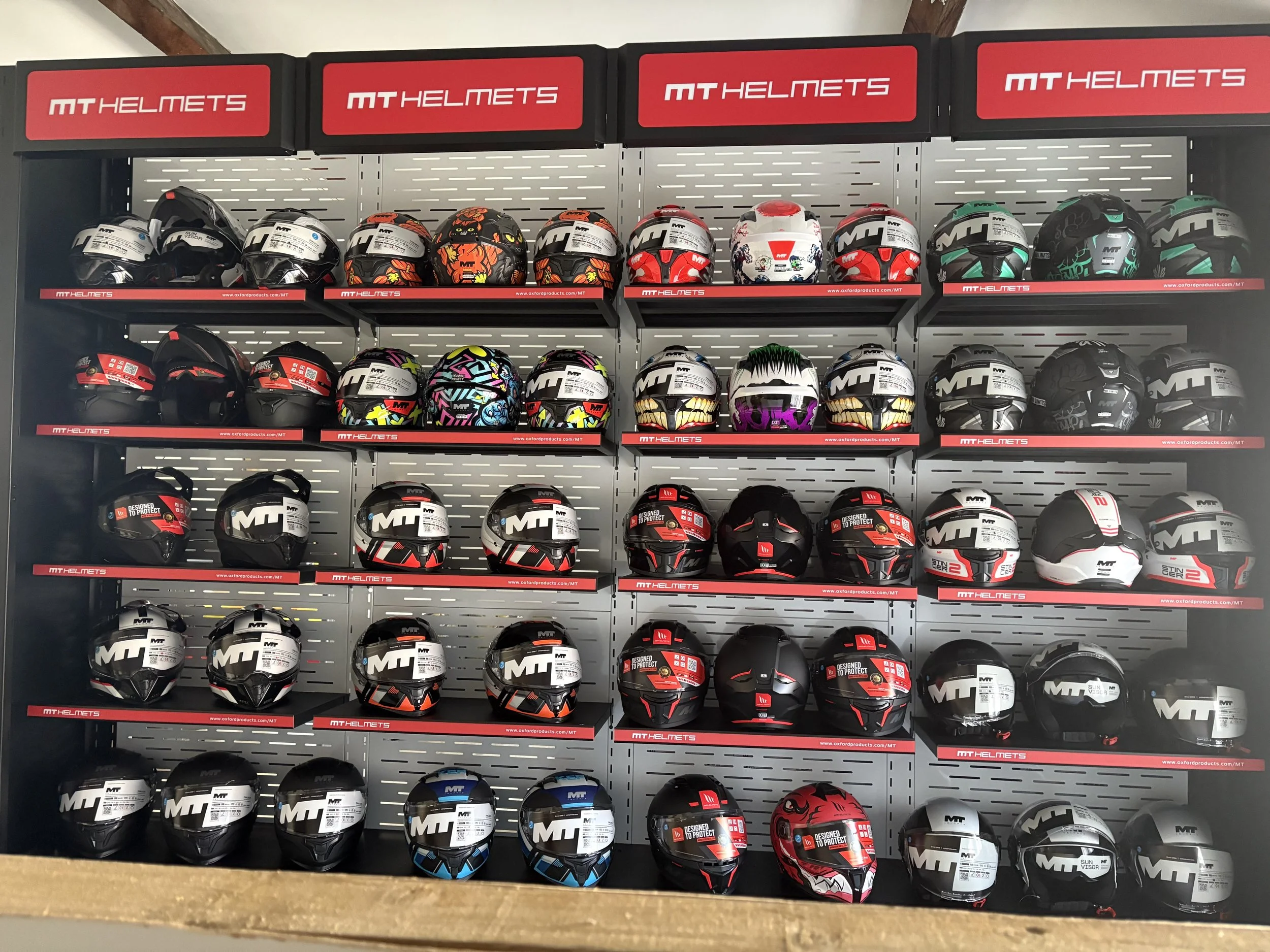 MT Helmets At Gowland Motorcycles
