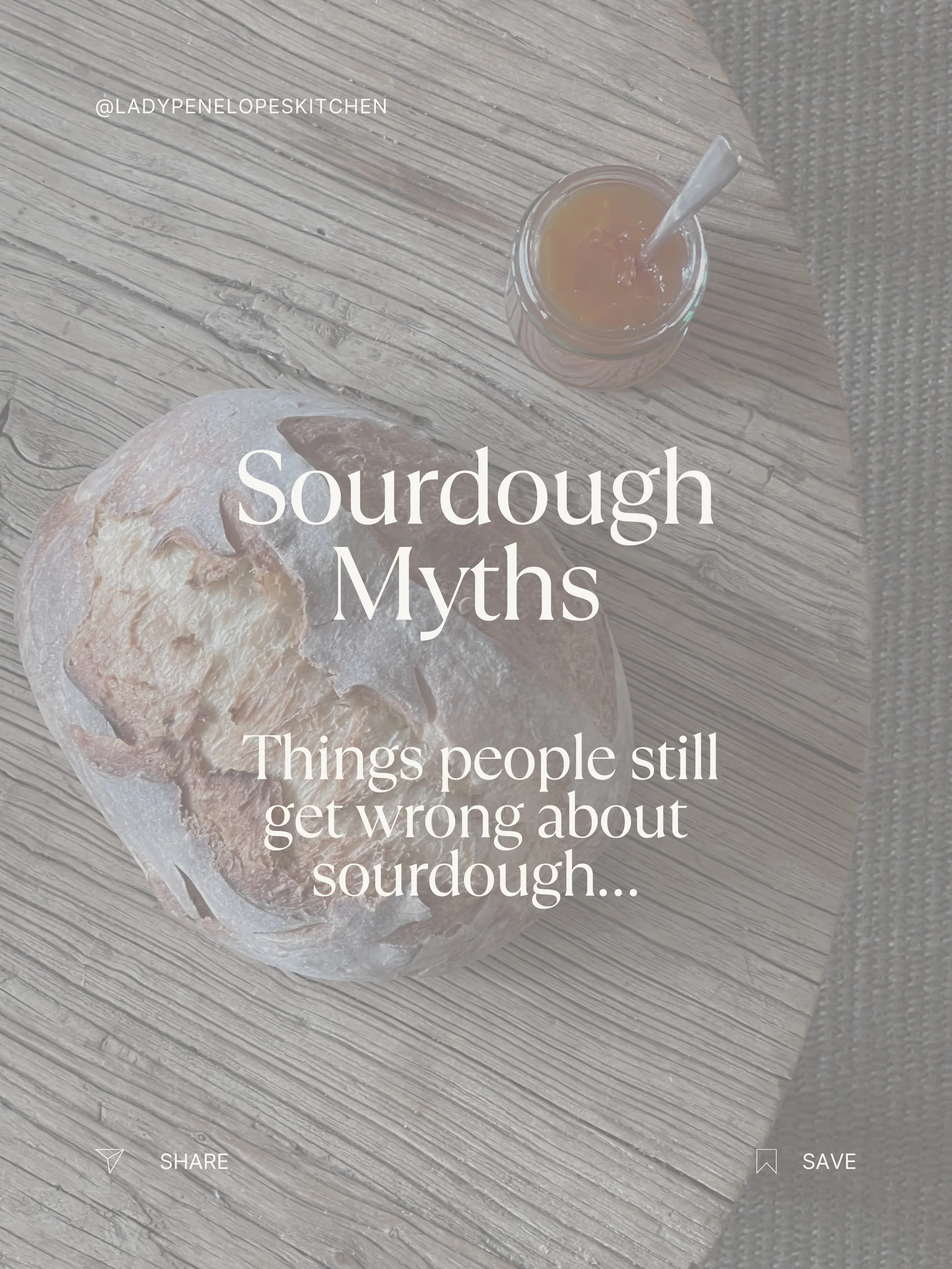 Think sourdough is difficult, too sour, or only for expert bakers? 🍞

There are a lot of myths around sourdough, and most of them aren&rsquo;t true.

From needing years of experience to endless feeding schedules, sourdough often sounds far more comp