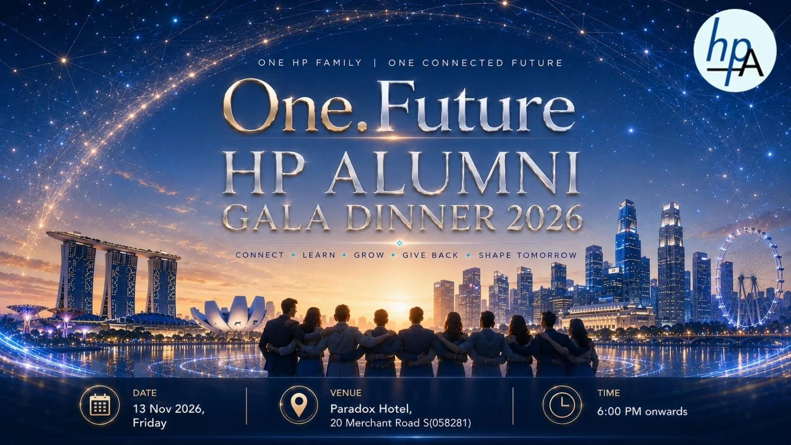 HP Alumni Gala Dinner 2026 on 13 Nov 2026