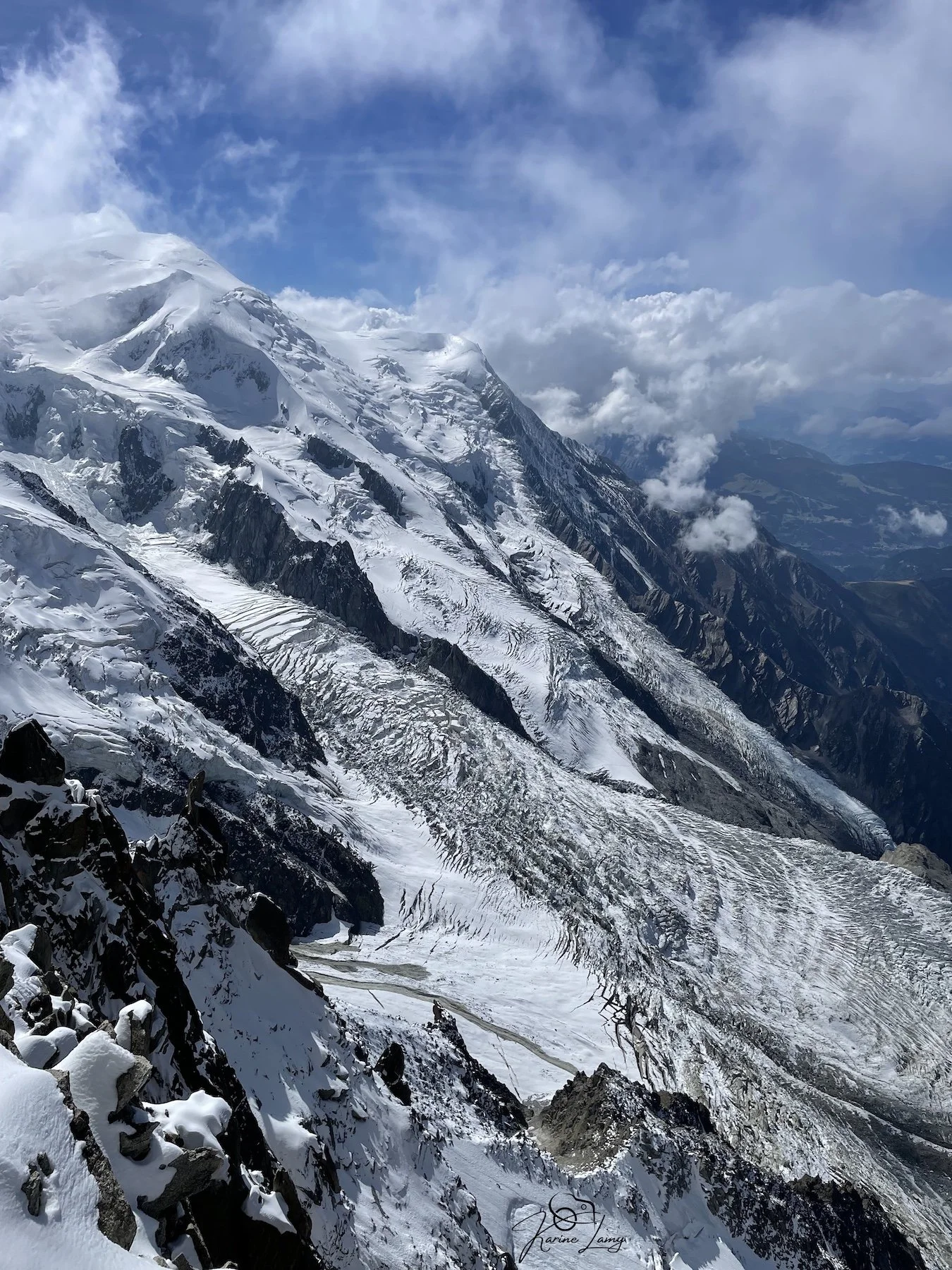Glacier Aiguille du midi Chamonix France