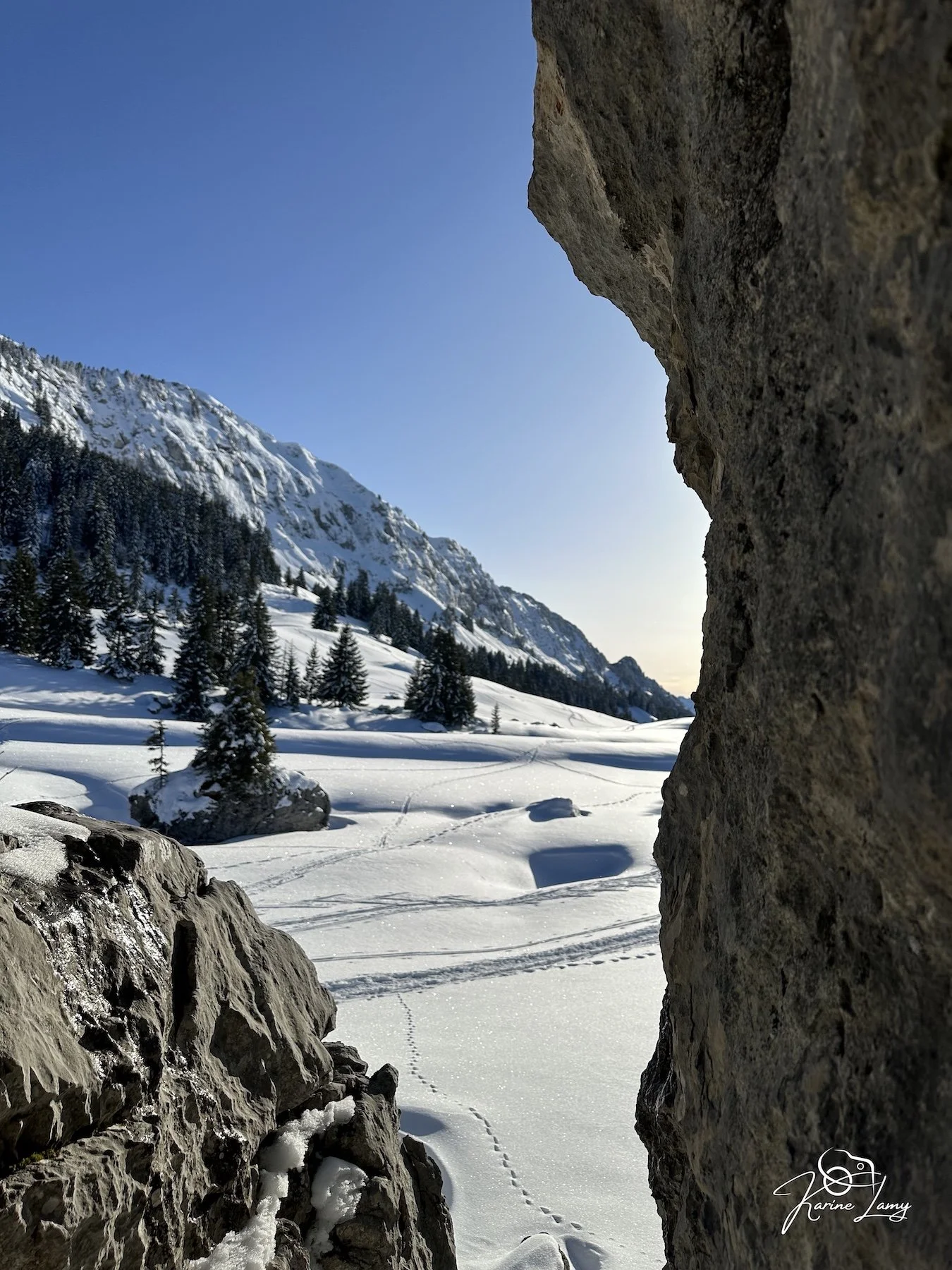 Rocher plateau des Glières France