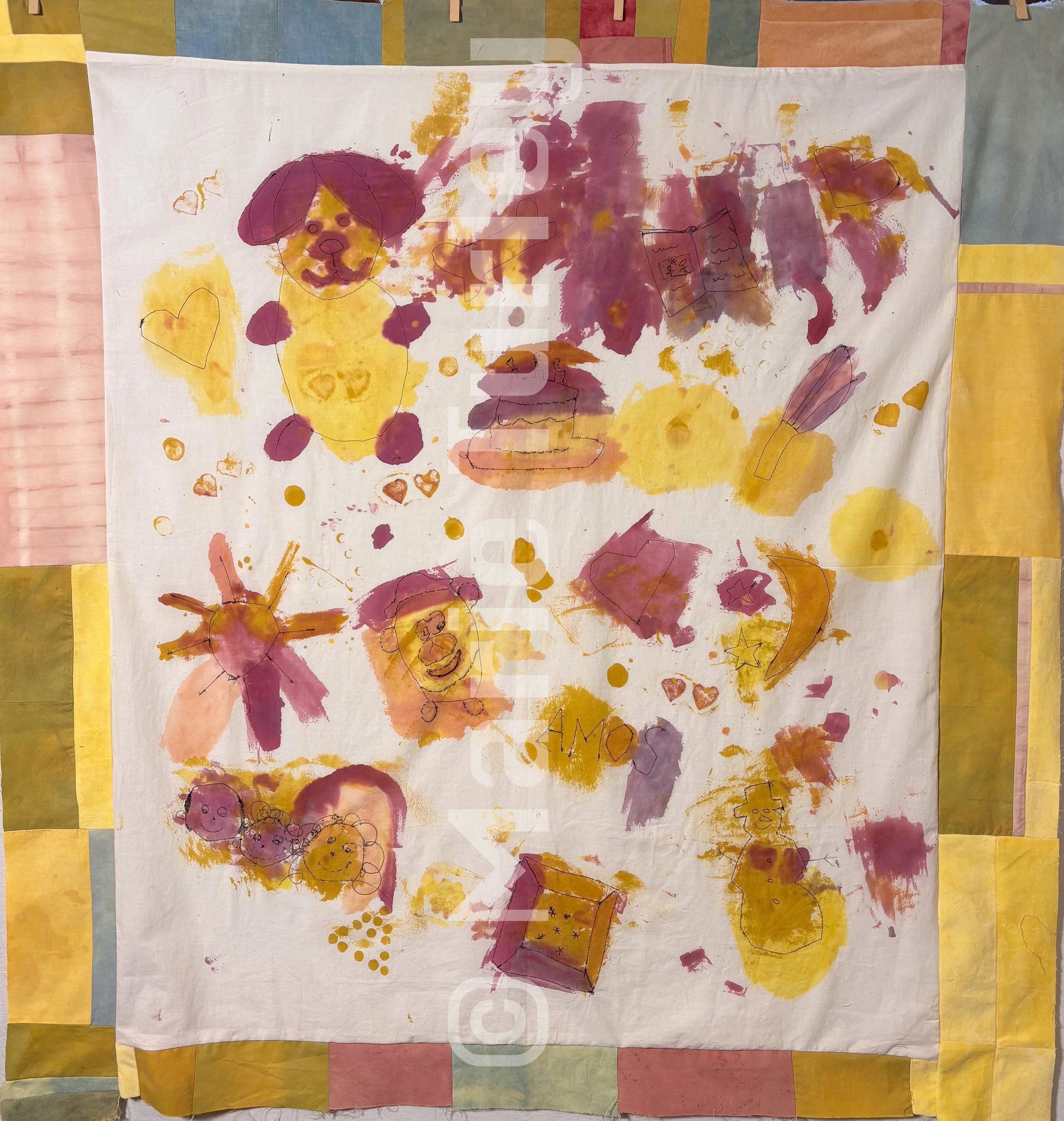 Four Hands on the Fabric: Learning a Slower Way Together