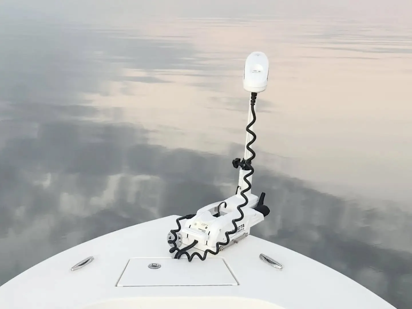 Always a good view from the bow. Give us a call for all your trolling motor needs.  #minnkota #trollingmotor #boat