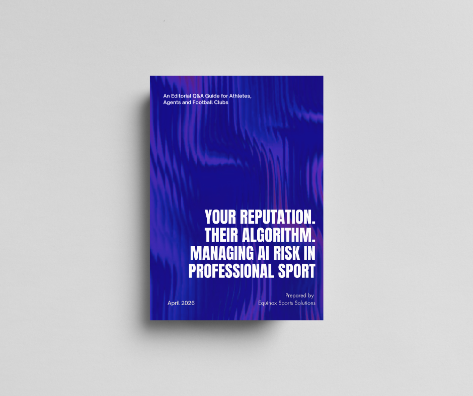 Managing AI Risks in Professional Sport: A Q&amp;A Guide for Athletes, Agents and Clubs