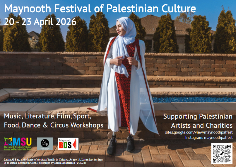 Maynooth Palestinian Arts Festival poster