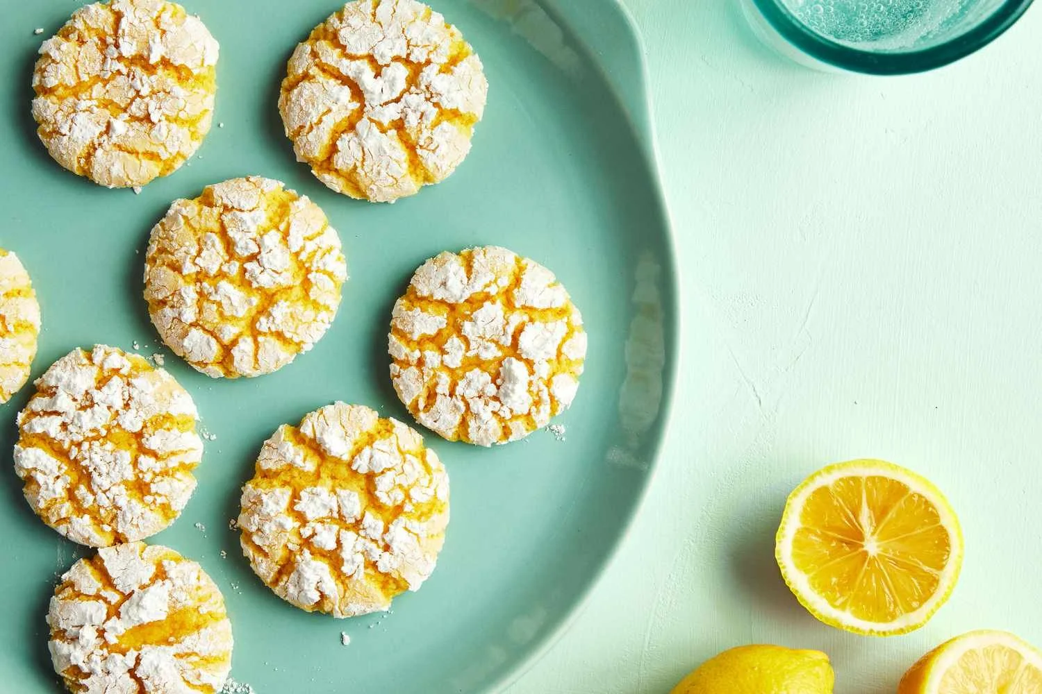 Zesty Lemon Crinkle Cookies