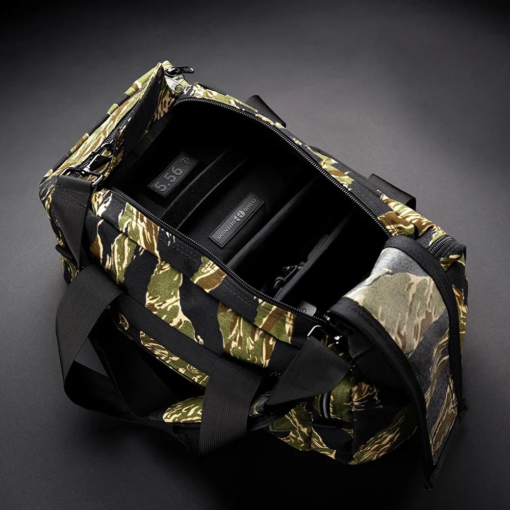 camo pistol bag inside