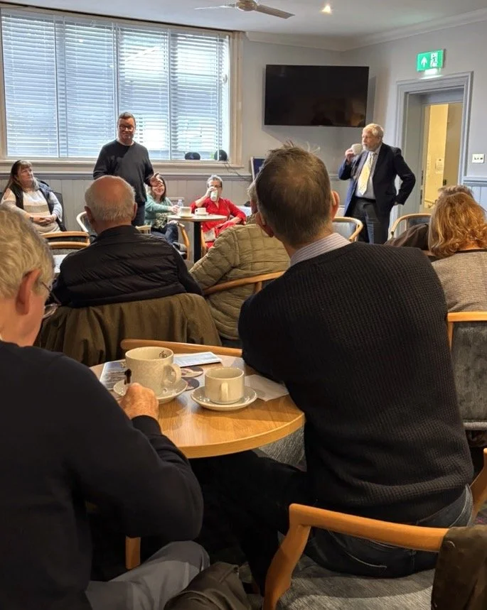 Local residents meeting our council leaders in Windlesham