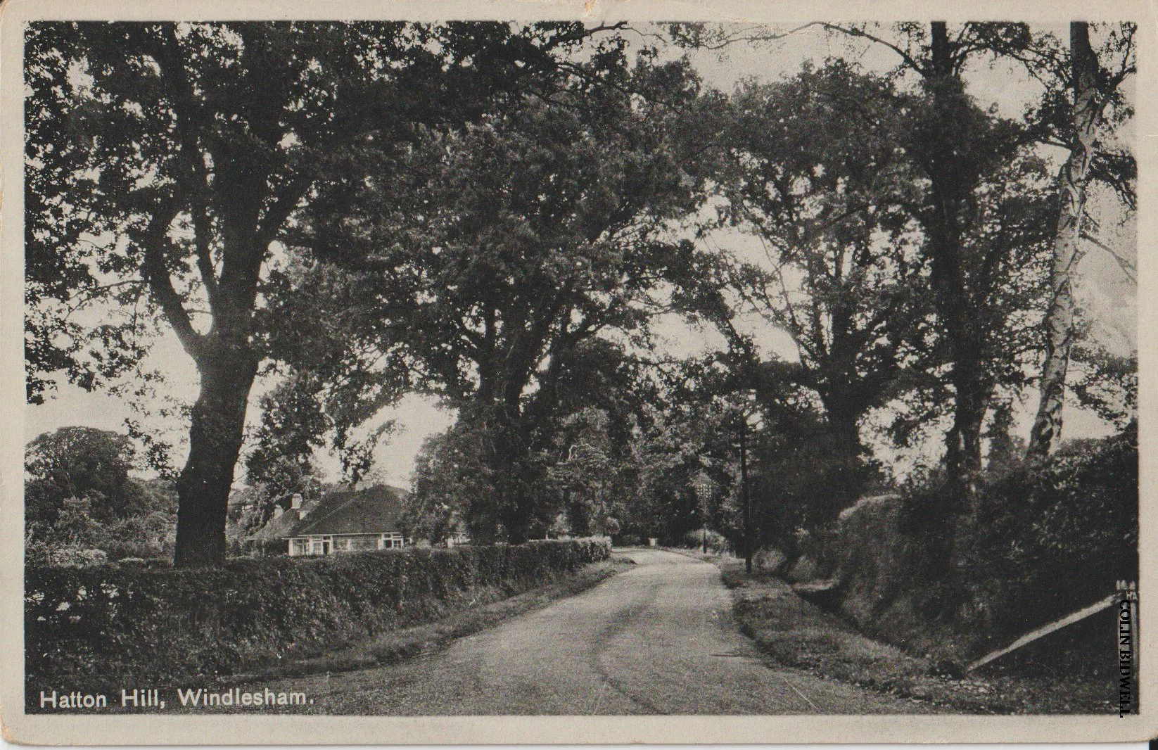 Hatton Hill Windlesham Black and White before newer developments
