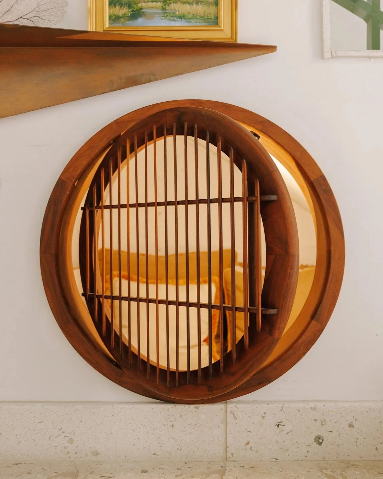 Stair Round Door 006 (Walnut)