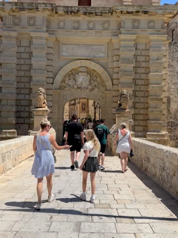 Exploring the silent city! We are loving the pulls on all the doors and the way the cities history comes alive. Had a great lunch overlooking the landscape. What a treat of history and culture. #hosekstravel #whynotwander