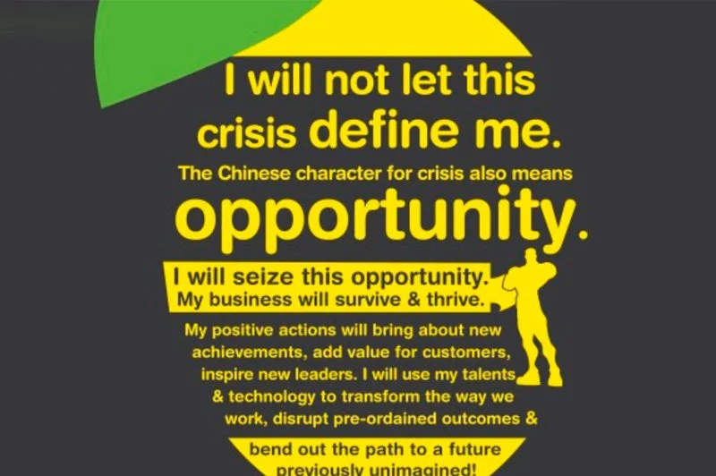 This Crisis Will Not Define Me