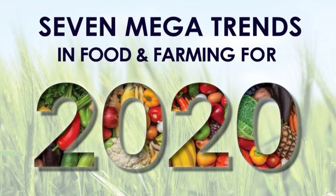 7 Mega Trends for Food &amp; Farming in 2020 .. &amp; the Next Decade