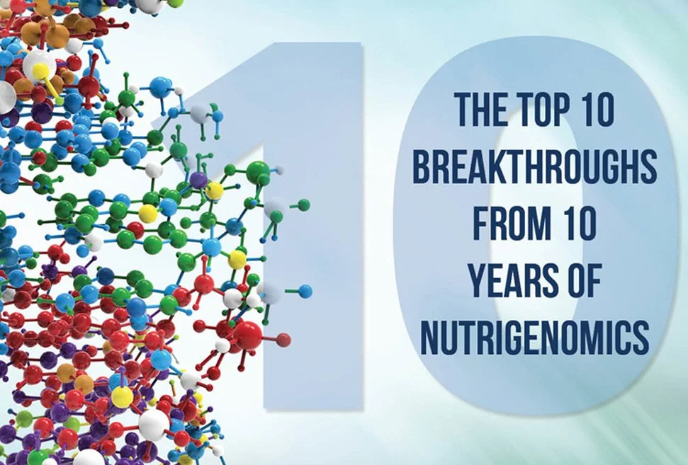 10 Nutrigenomics Breakthroughs from ten years of research (2008-2018)