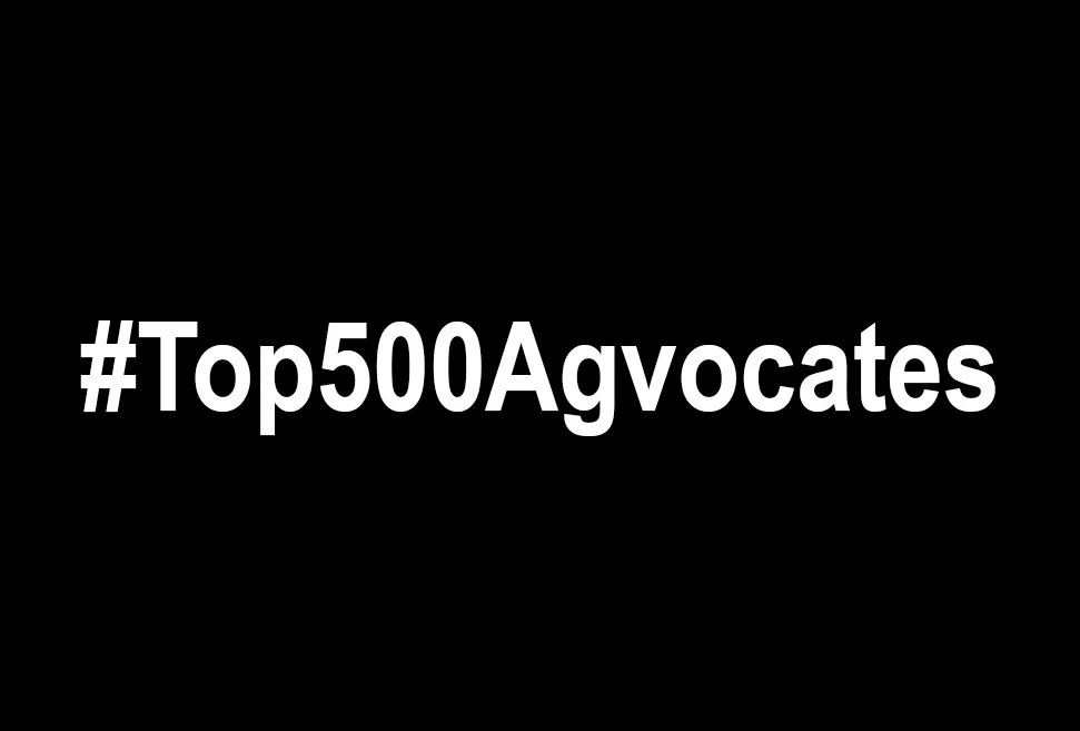 Who are the top #Agvocates of 2017?