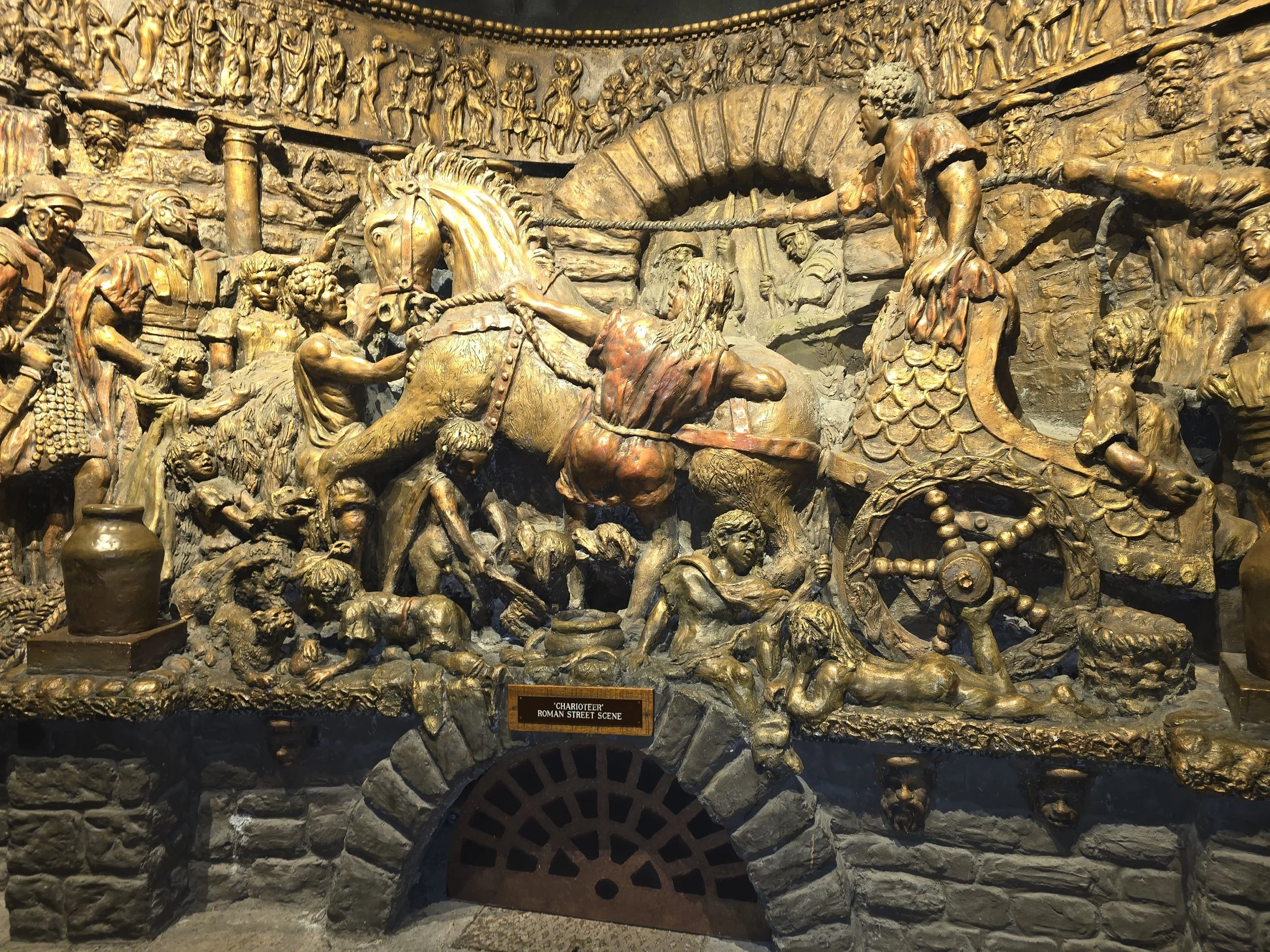 Roman Chariot Corner, Cardiff Castle