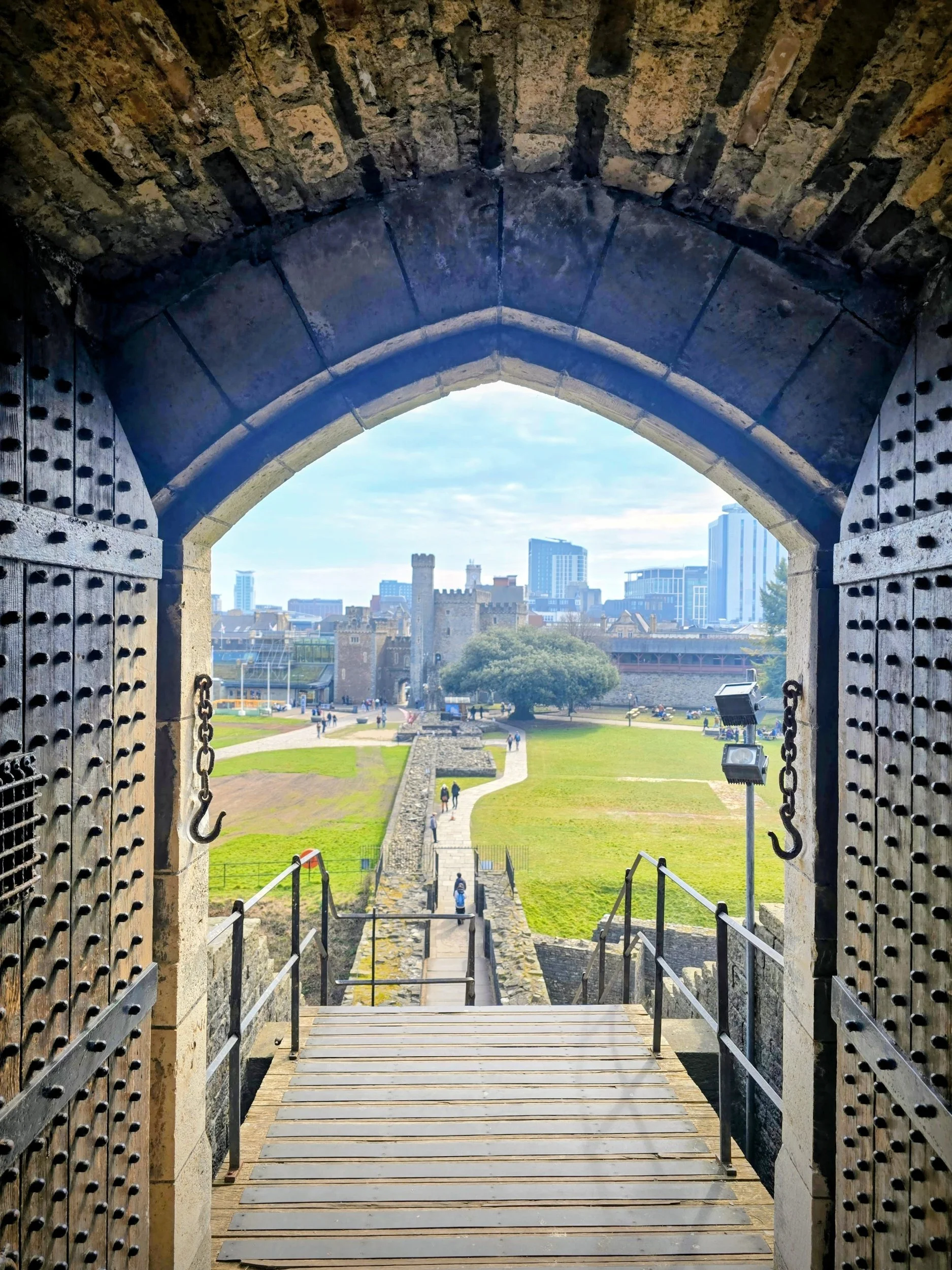 Main entrance of Cardiff Castle