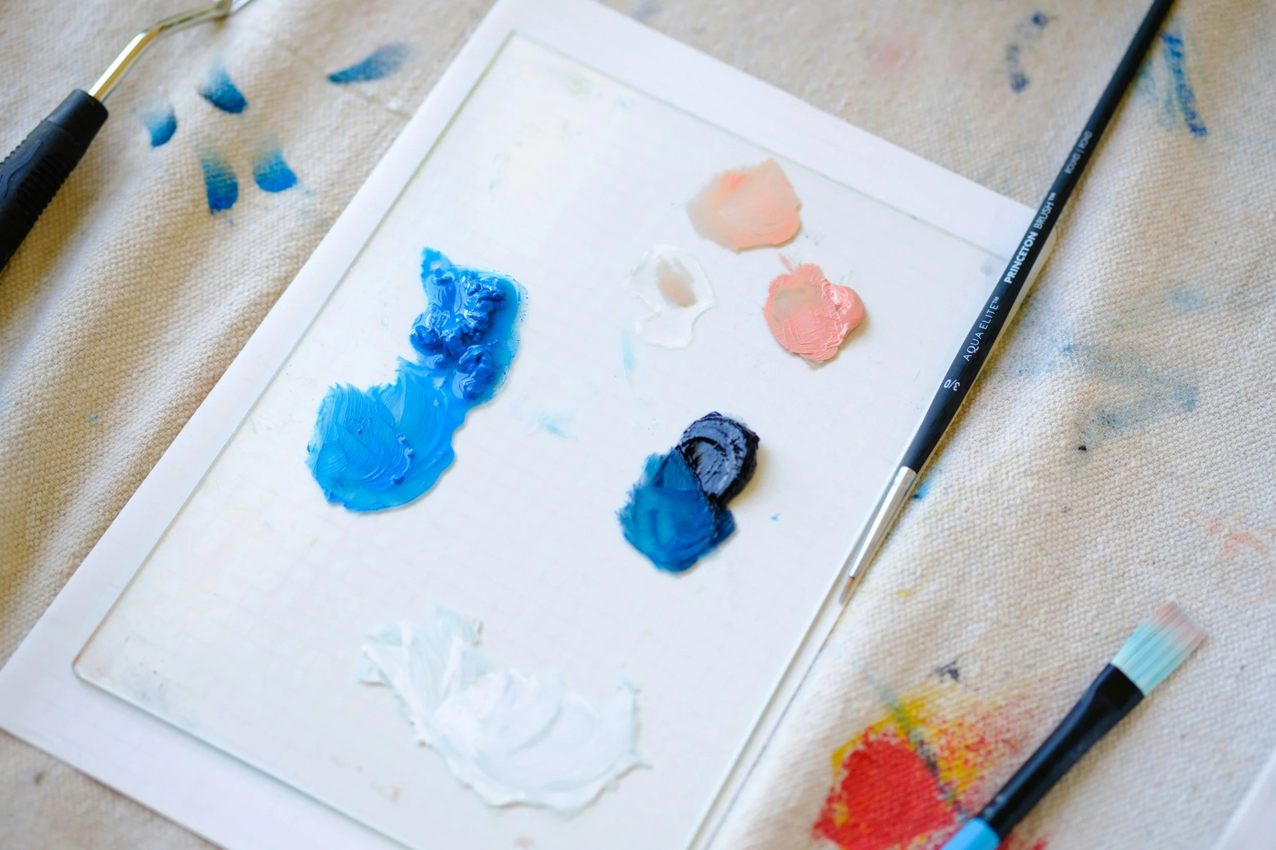 artists palette for commissions