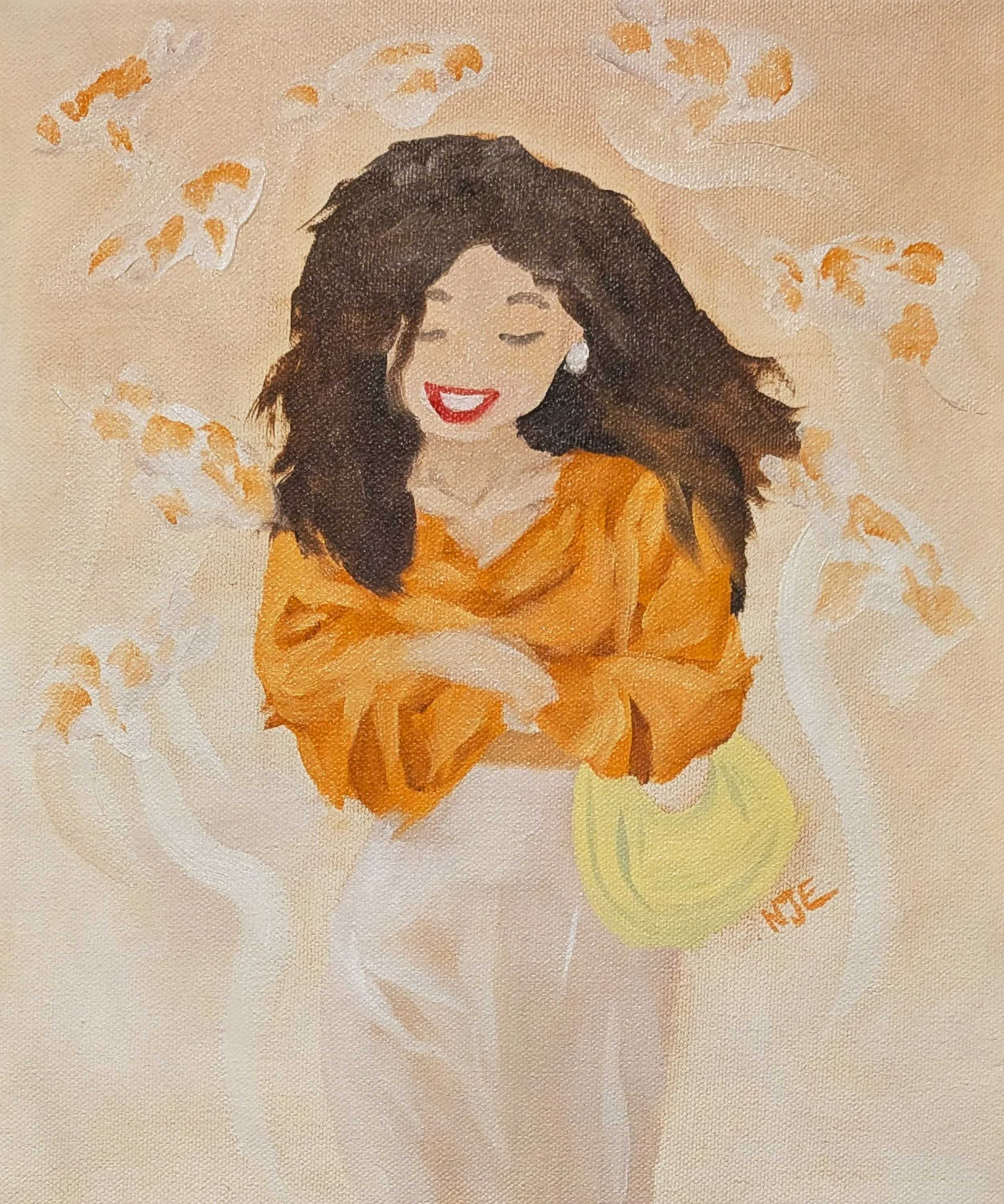 'Dreamy Koi'
20x30cm standard canvas
Oil paints
Completed March 2026