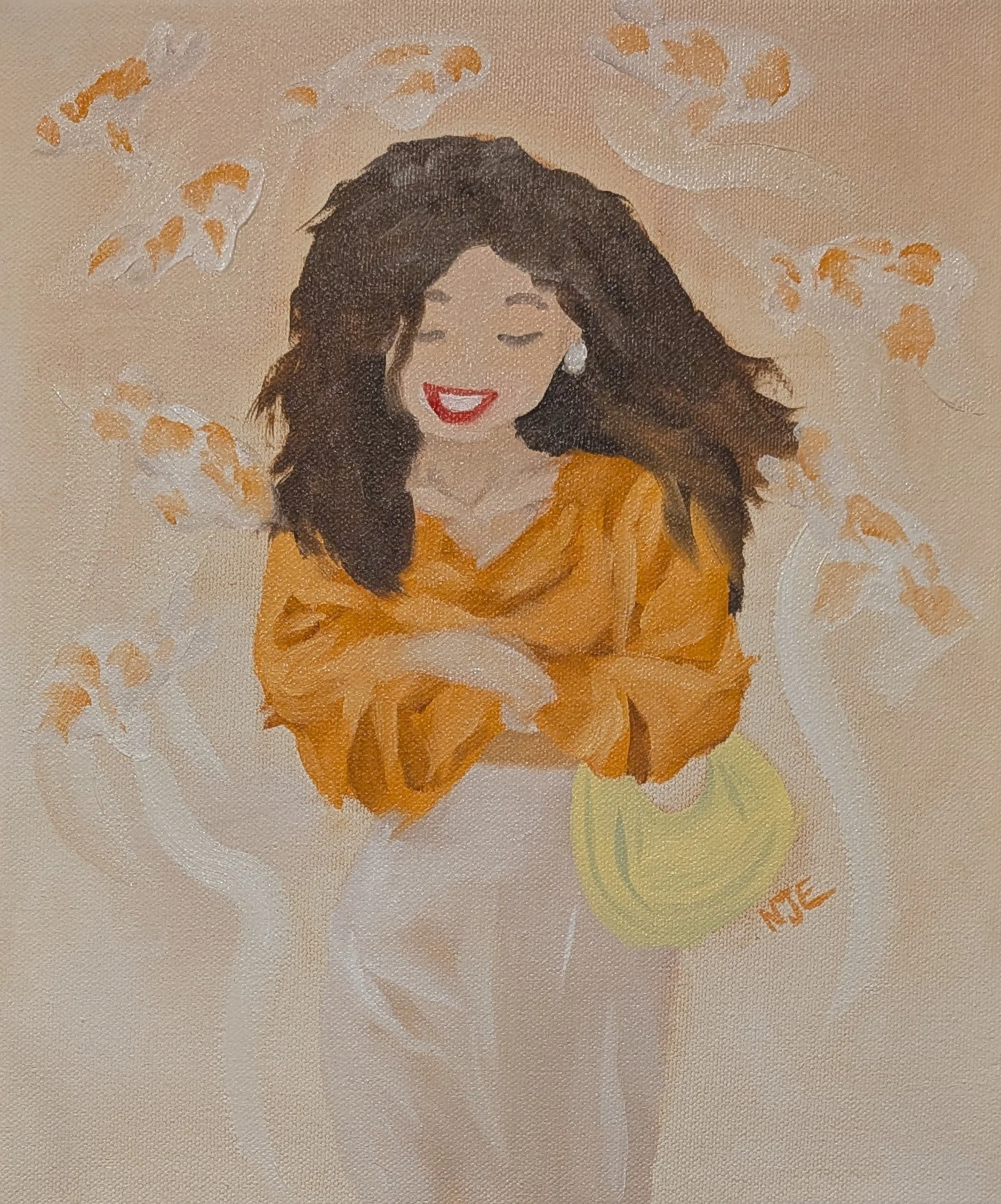 'Dreamy Koi'
20x30cm standard canvas
Oil paints
Completed March 2026