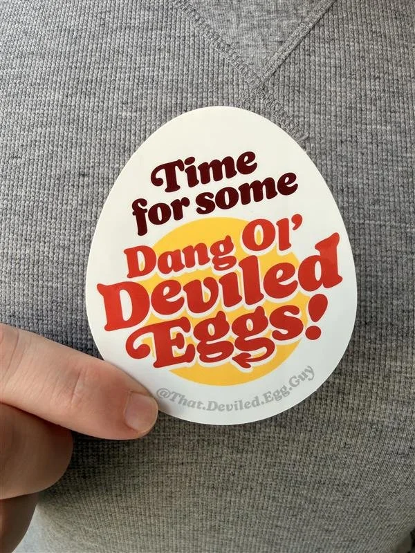 Dang Ol' Deviled Egg Sticker