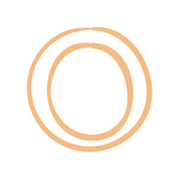 Close-up of three concentric gold rings on a black background