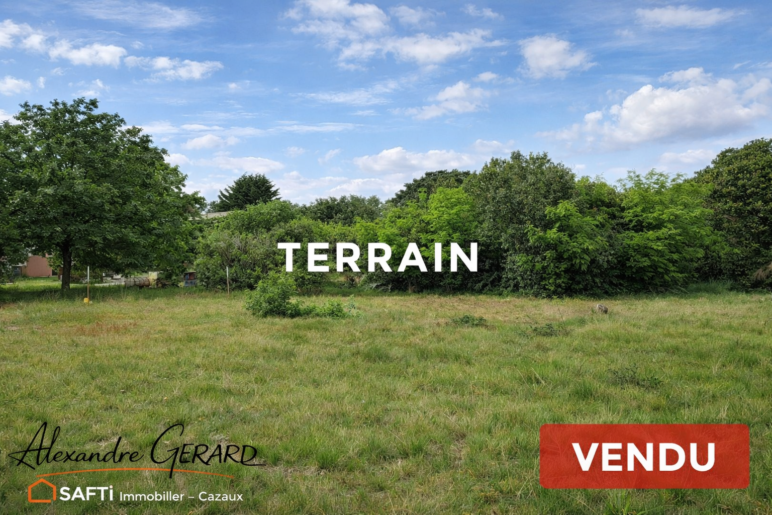 Terrain vendu à Cazaux - 797 m² - Réf. : 675051