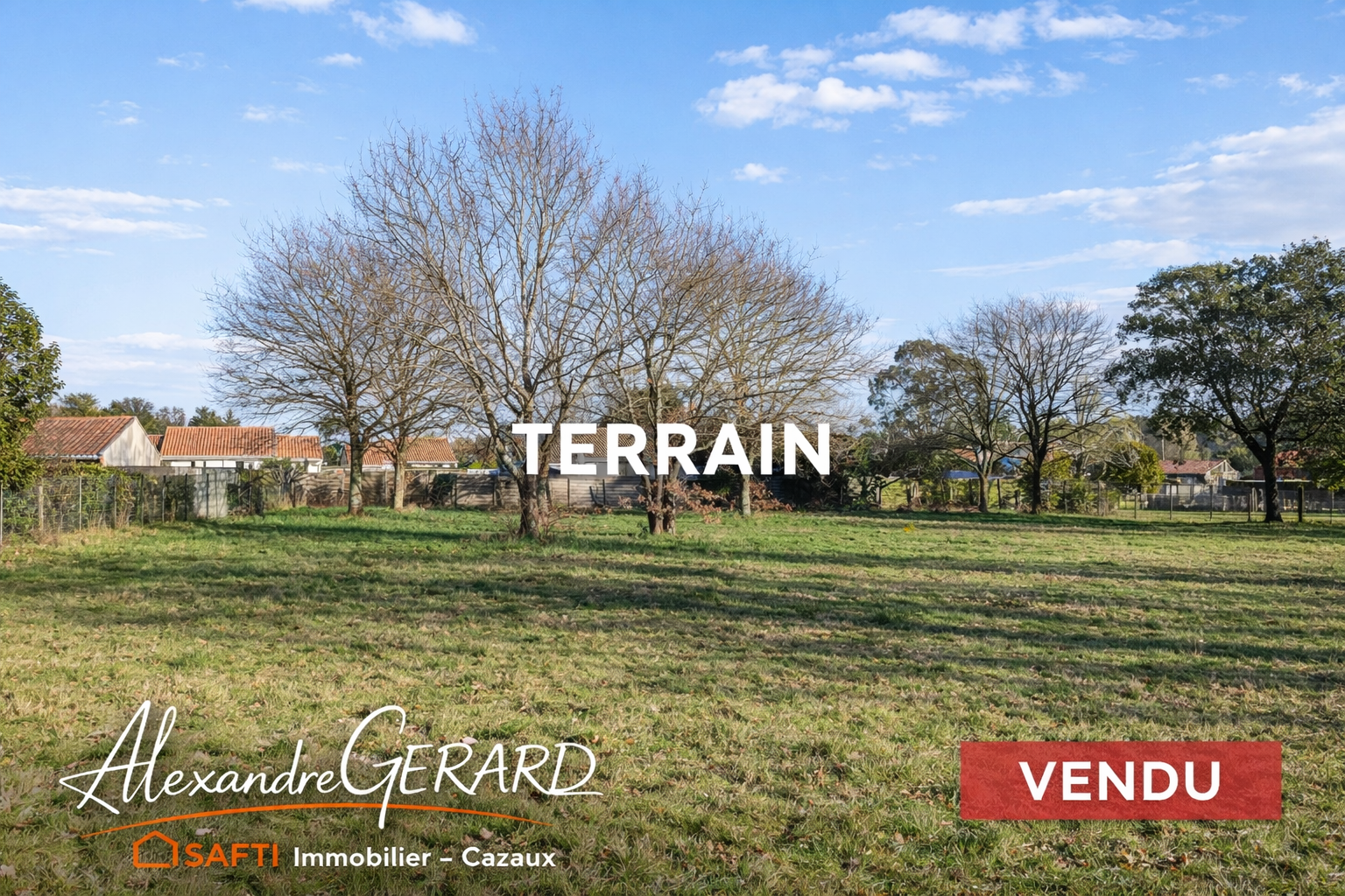 Terrain vendu à Cazaux - 500 m² - Réf. : 680974