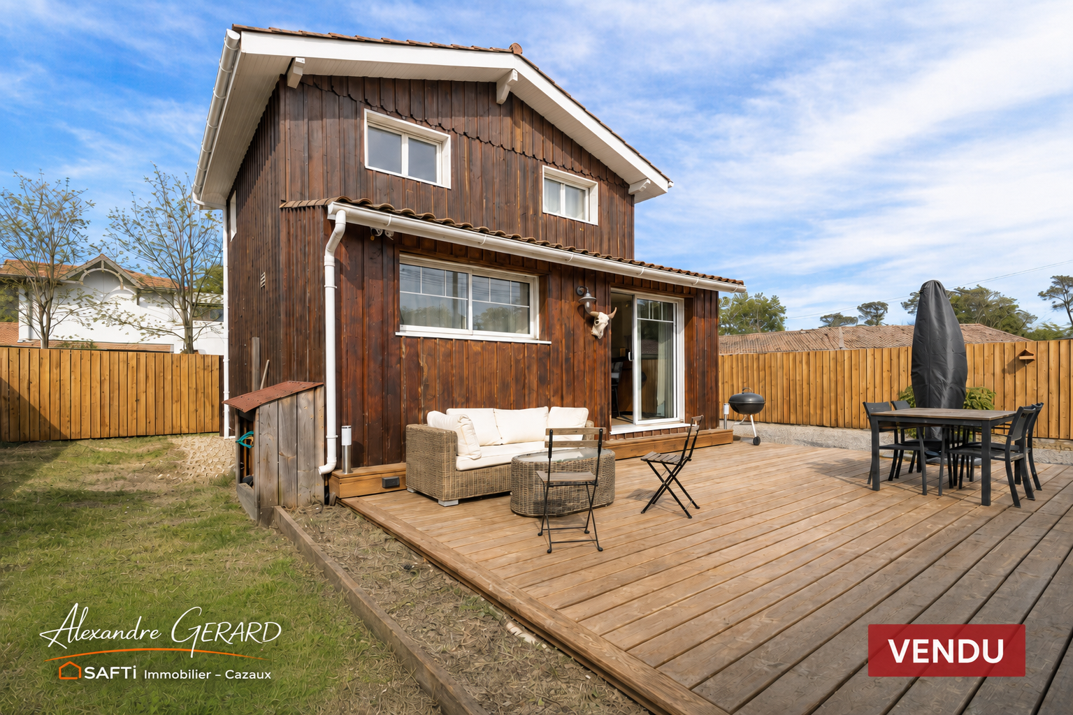 Maison vendue à Cazaux – 70 m² - Réf. 669547