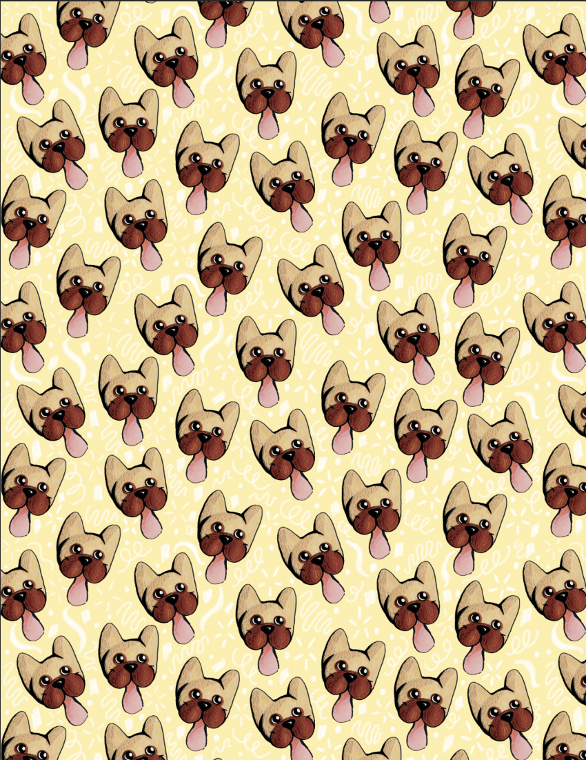 Best Friend Pattern Collection-Frenchie