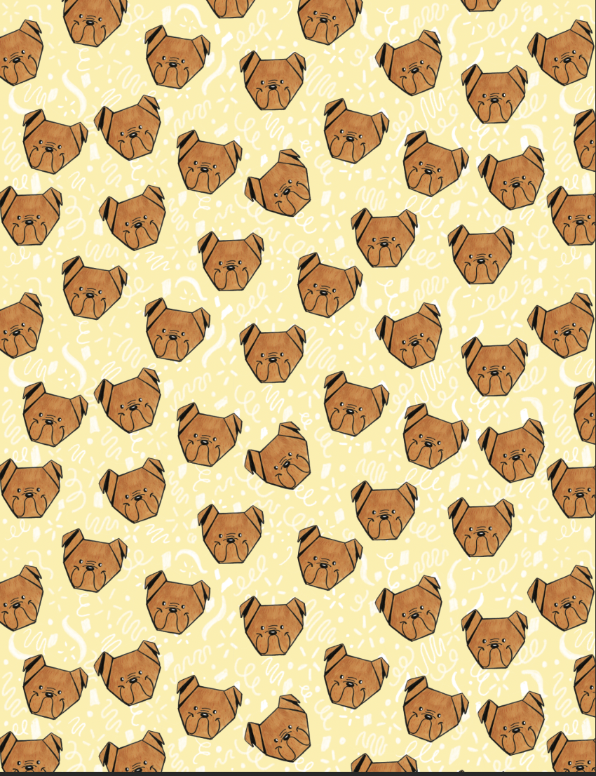 Best Friend Pattern Collection-Bulldog