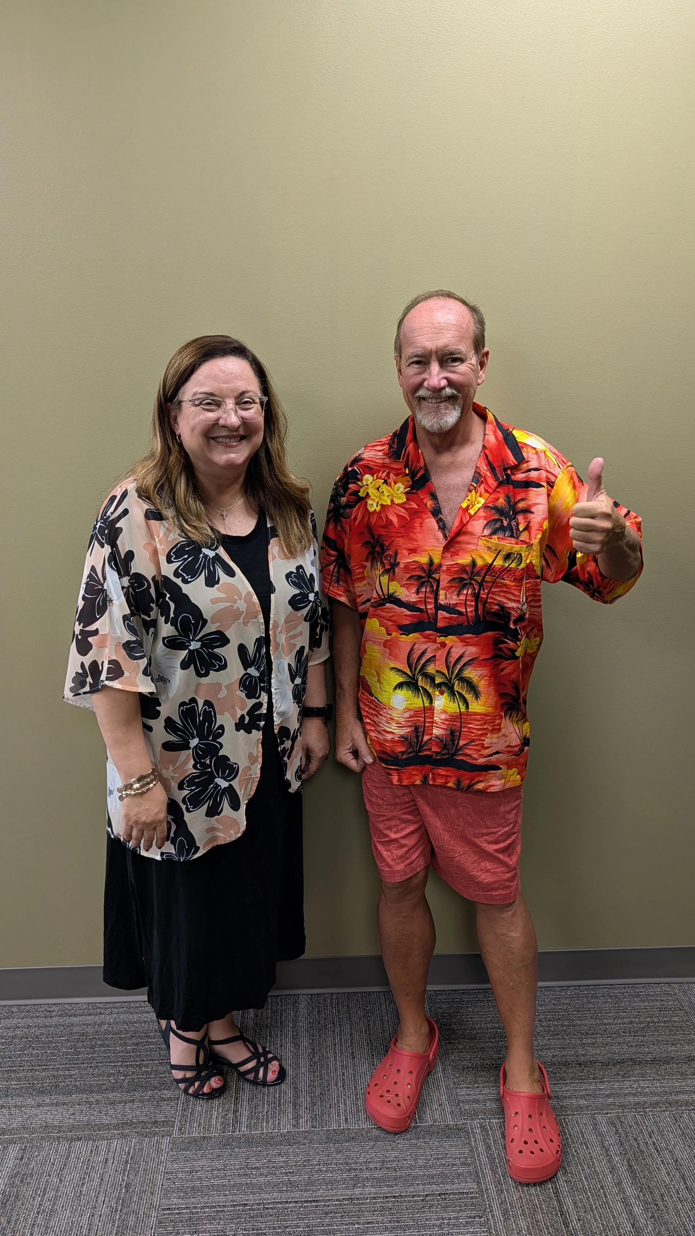 My faithful and very helpful travel agent.  Fran,  she works for Travel Leaders in Fort Wayne , Indiana 