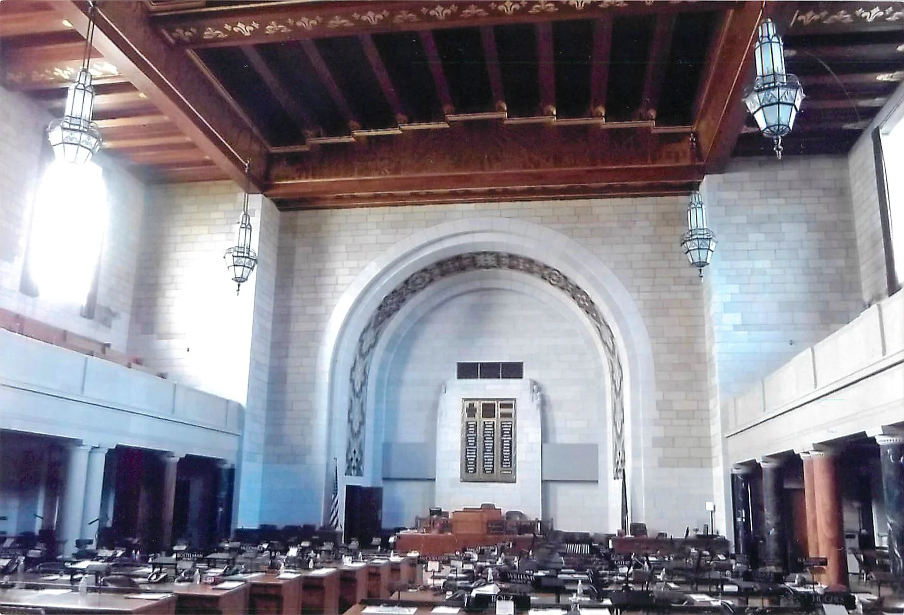 Senate chamber Lincoln, Nebraska 2019
