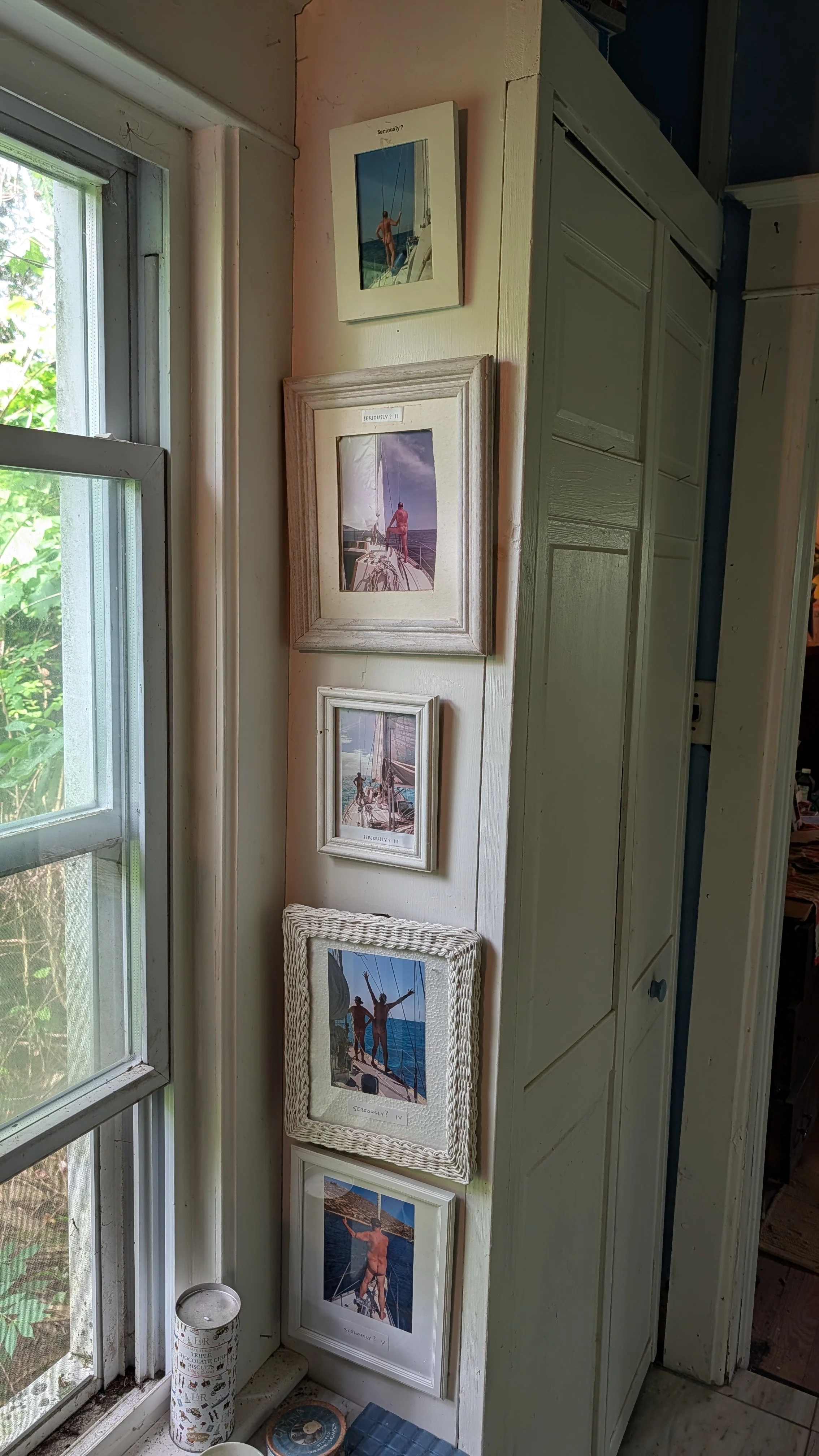 The complete collection of Seriously?  They compliment my masterbath decor. 