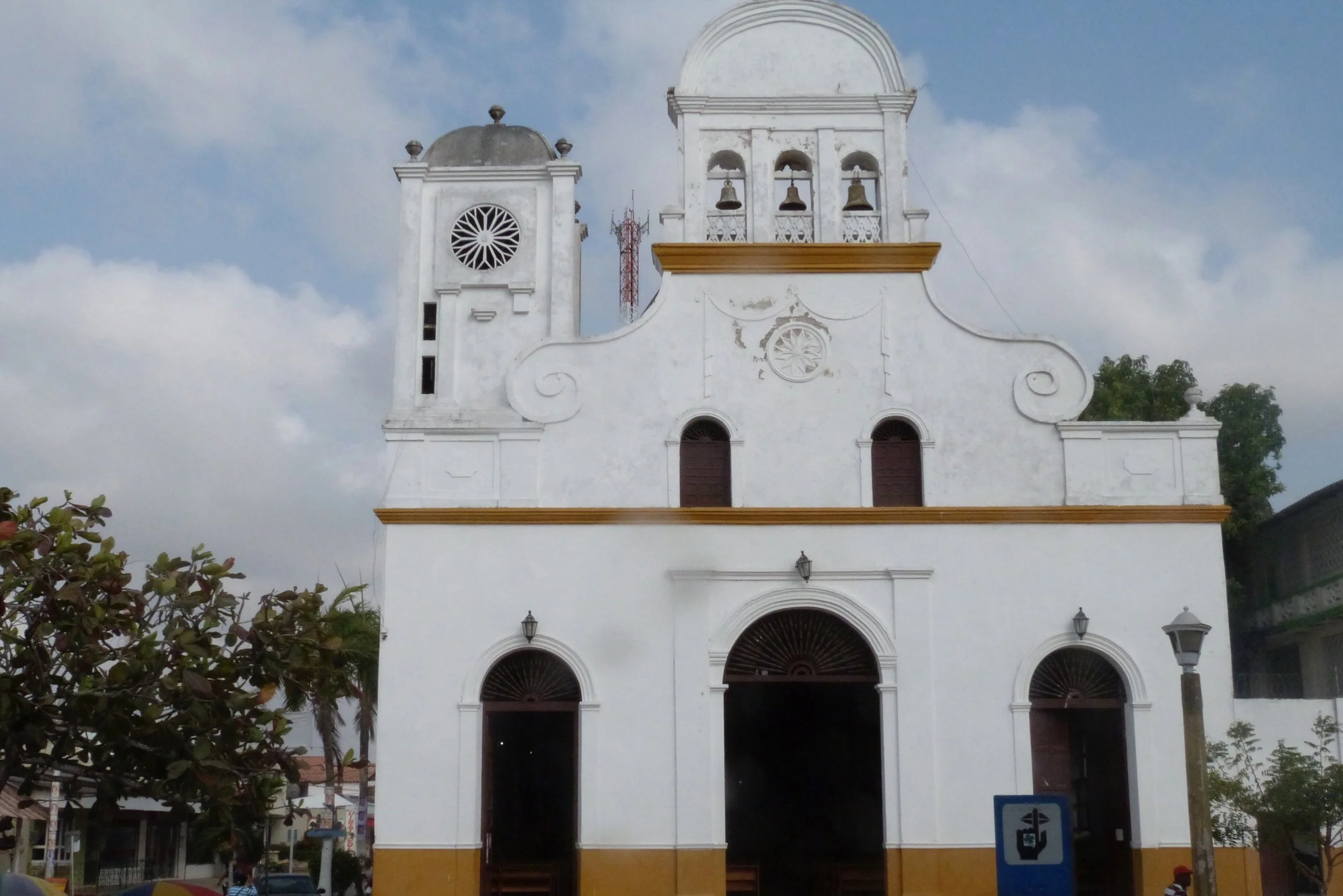 One of the churches we saw Cartagena Columbia Feb 2014