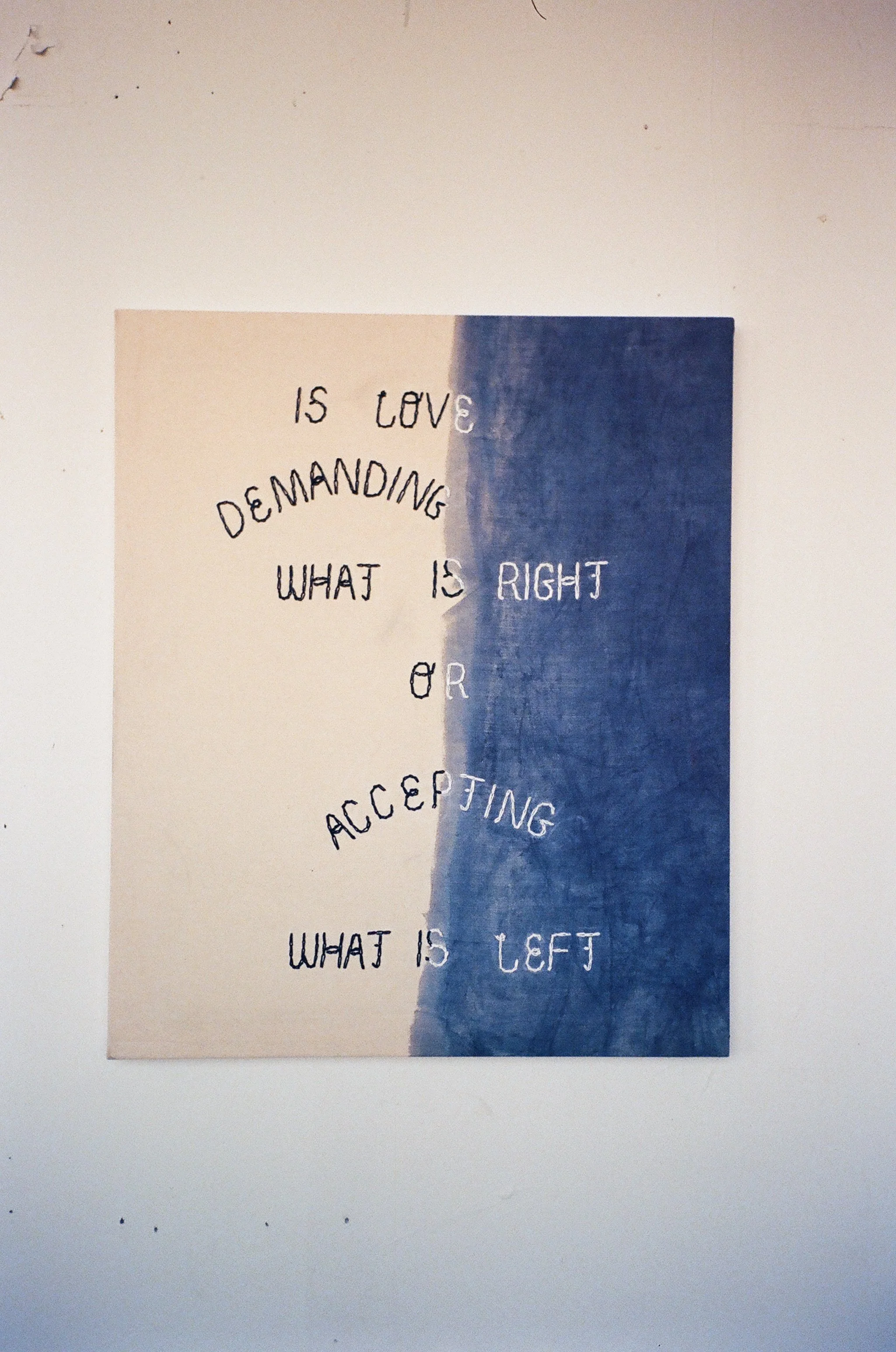 Is Love ✷ 26" H  20" W  3/4" D 