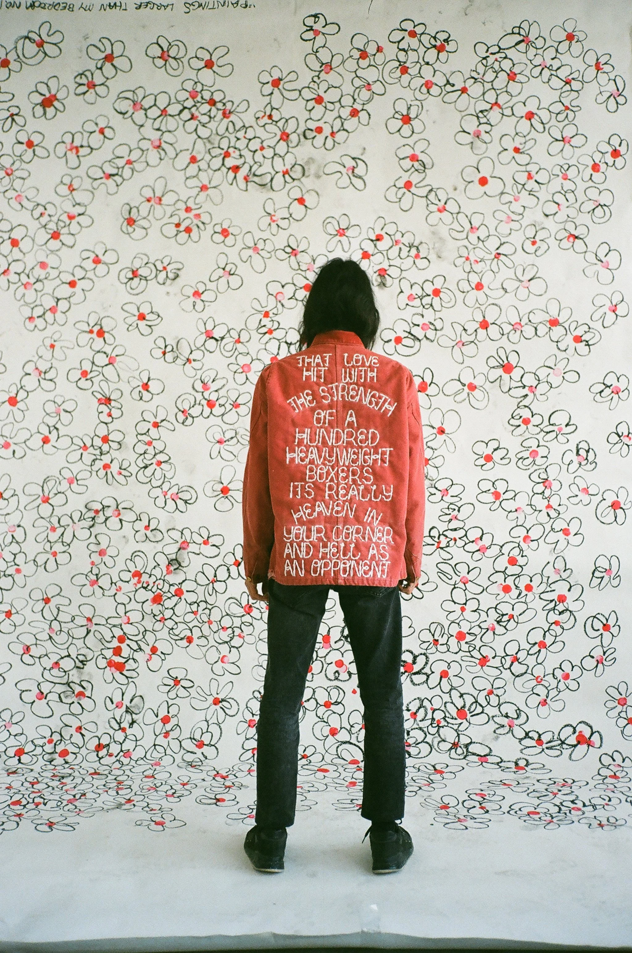 Spoke with Cupid ✷ wall ball flower back drop  ✷ 538 Johnson Studio