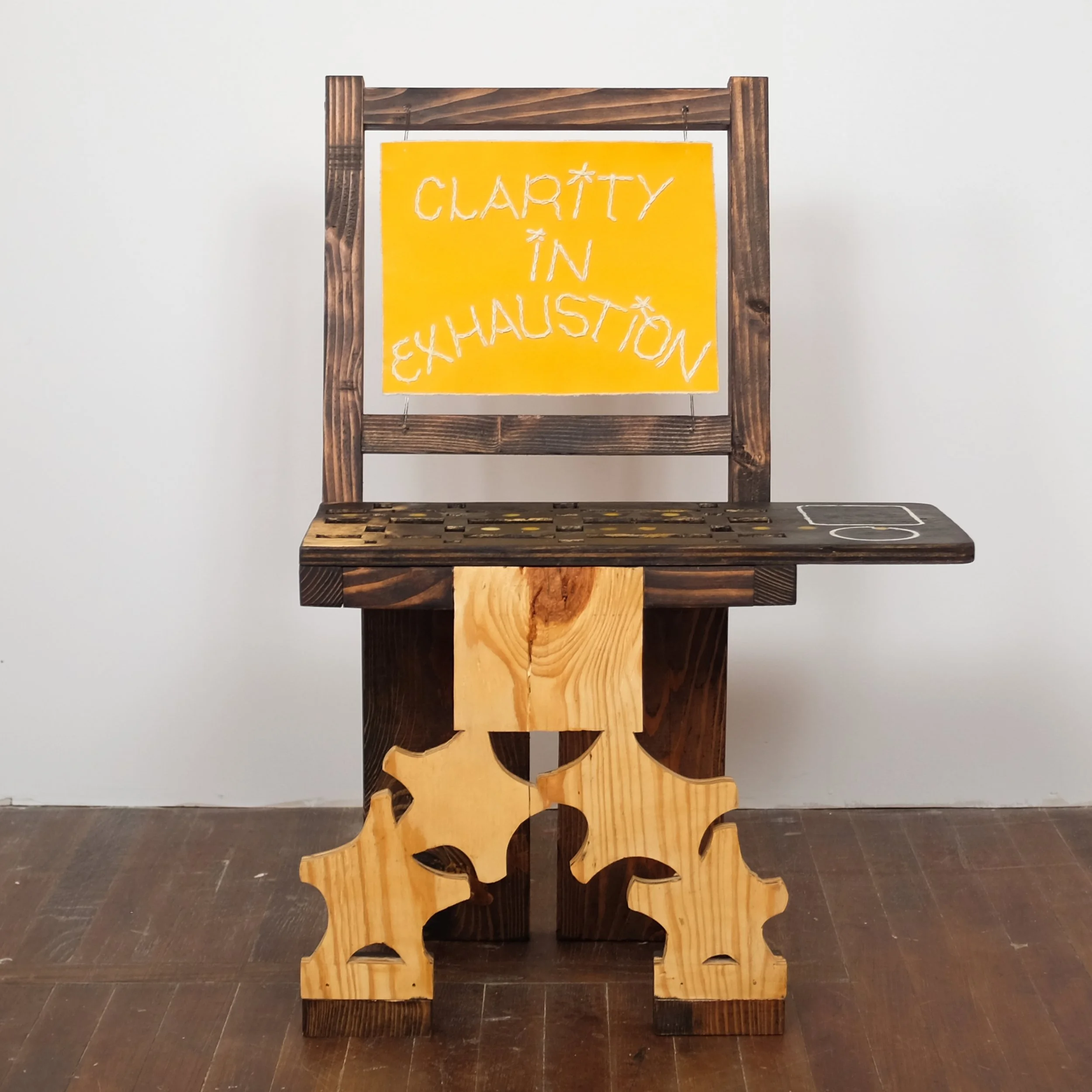 Clarity in Exhaustion ✷ 34" H  27" W  19" D 